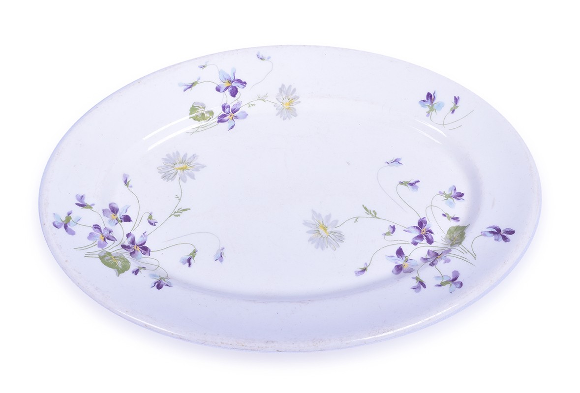 124 - Syracuse CB&Q Violets and Daisies 11 1/2