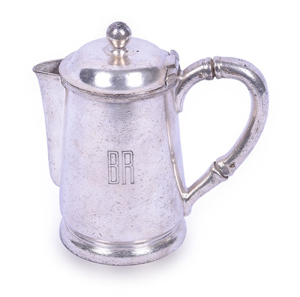 142 - Reed and Barton Silver Soldered Burlington Route 14 Oz. Creamer thumbnail