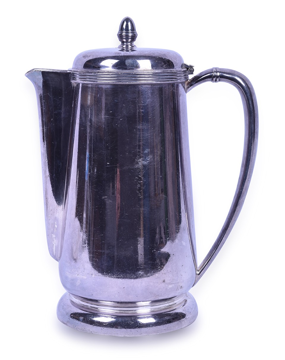 158 - International Silver Co. Silver Soldered California Zephyr 54 OZ. Coffee Pot thumbnail