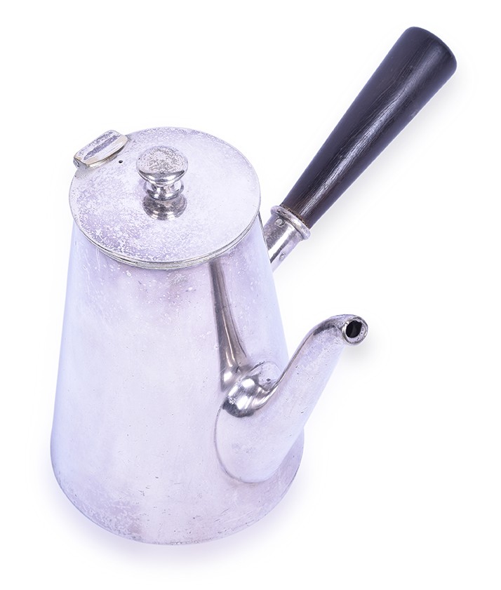 162 - Reed and Barton Silver Soldered Fred Harvey Hot Chocolate / Coffee Pot thumbnail