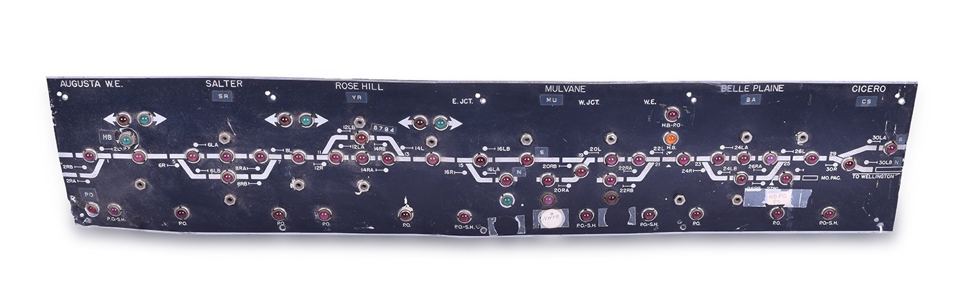 187 - CTC Model Board Indicator Light Panel - Augusta Kansas to Cicero Kansas thumbnail