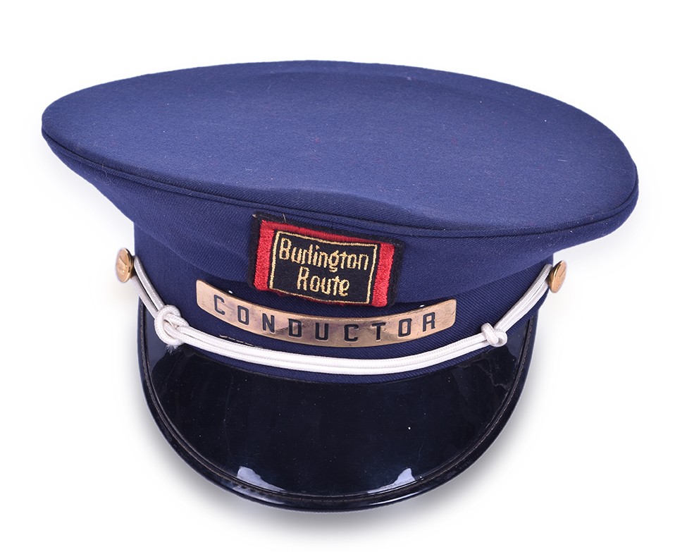 192 - Burlington Route / CB&Q Conductors Cap - Carlson & Company thumbnail