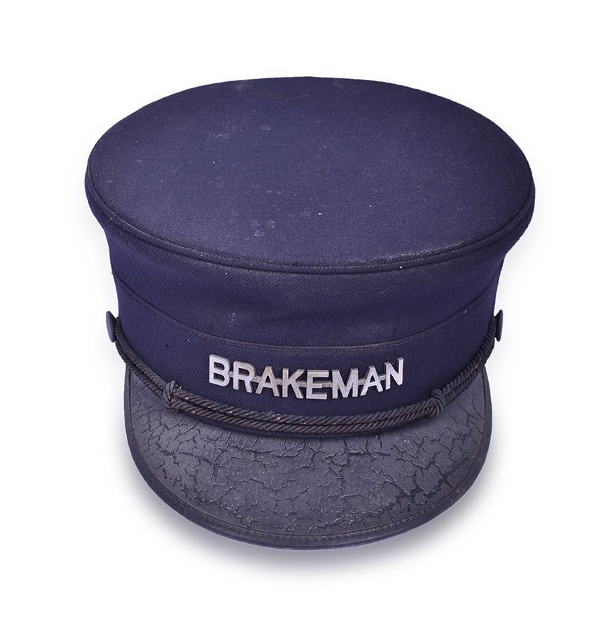 194 - Union Pacific Railroad Berg Clothing Brakeman Cap thumbnail