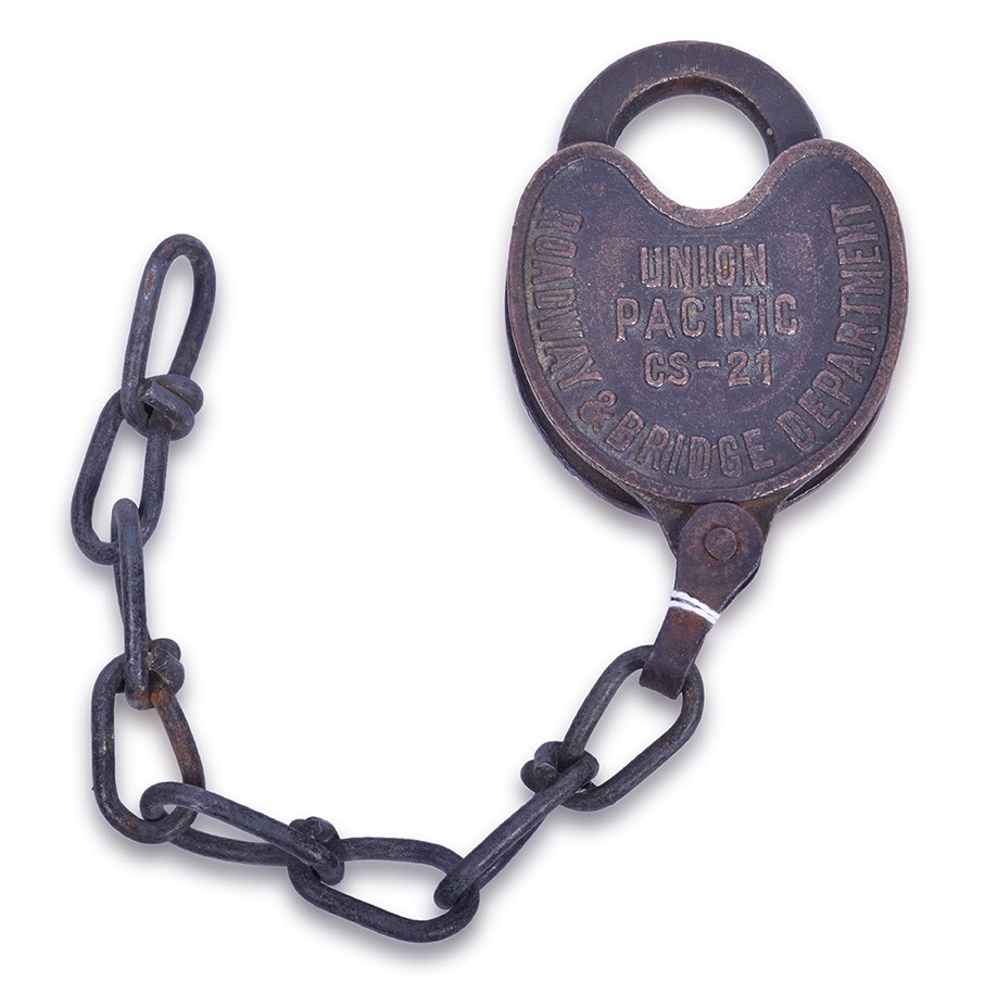 212 - Adlake Union Pacific Railroad CS-21 Roadway & Bridge Lock thumbnail