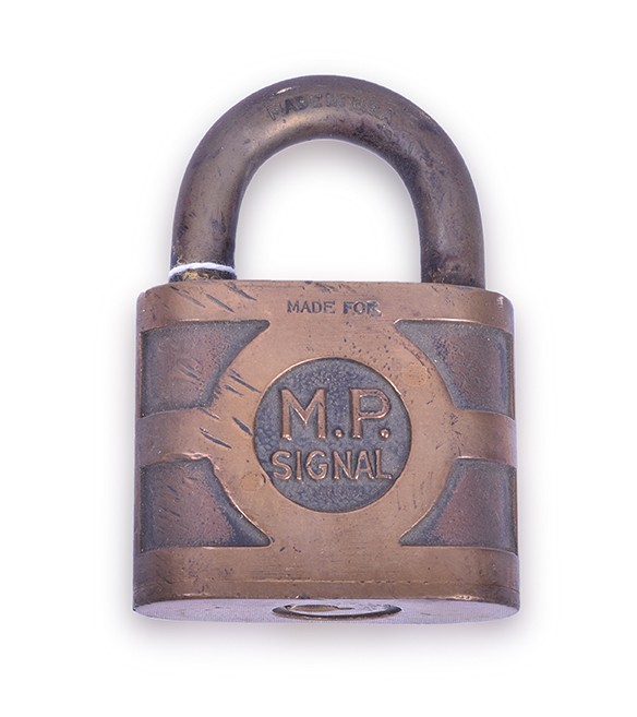 218 - Yale Missouri Pacific Signal Department Brass thumbnail