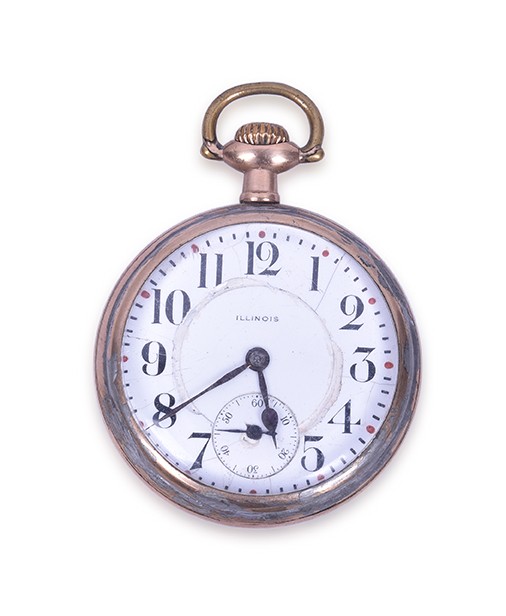 234 - Illinois Model 9 Grade 706 16 Seconds / 17 Jewels Pocket Watch - Non Working thumbnail