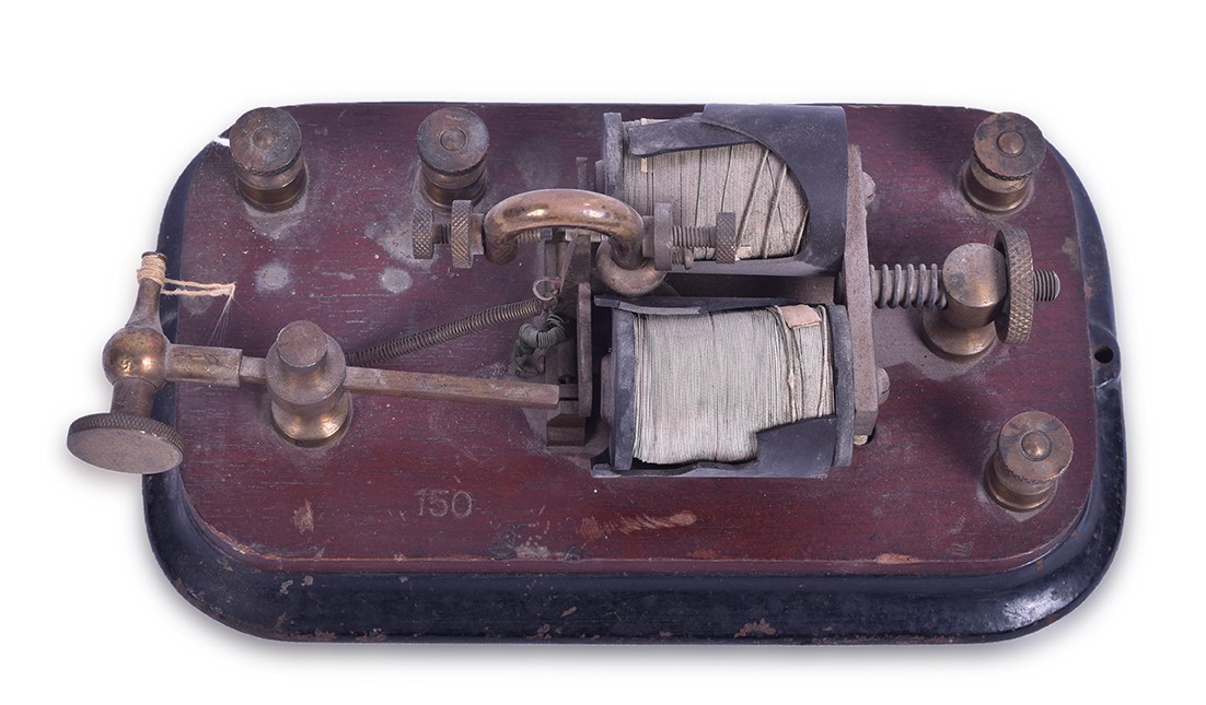 326 - 150 OHM Telegraph Relay - Likely J.H. Bunnell thumbnail
