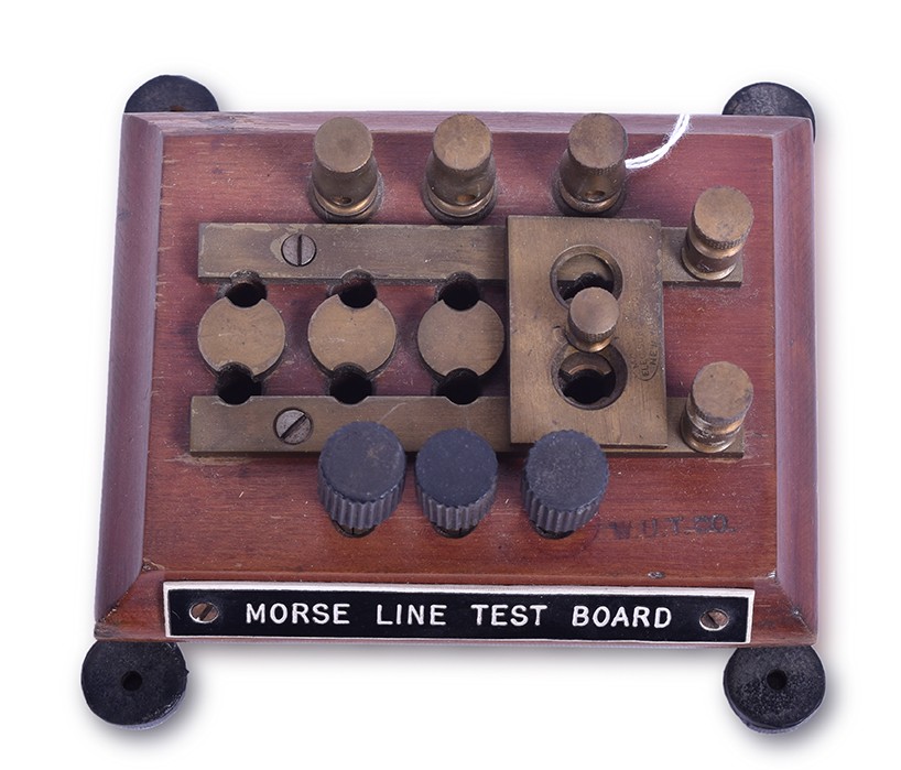 334 - Western Union Telegraph Co. Morse Line Test Board thumbnail
