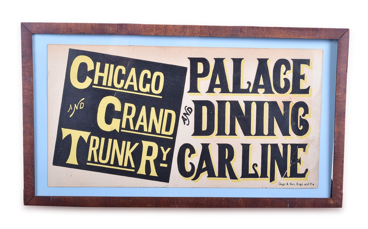 337 - Chicago and Grand Trunk Railway Palace and Dining Car Line Advertisement thumbnail