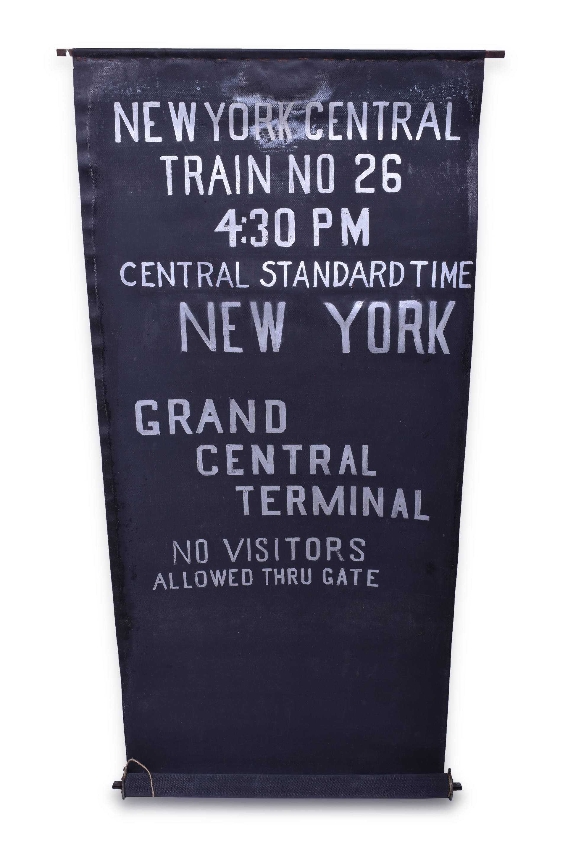 342 - New York Central Railroad Train No. 26 - 20th Century Limited - Destination Roll thumbnail