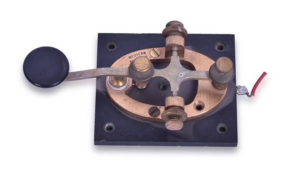 356 - J 38 Telegraph Key, Western Electric Telegraph Key, and 10 ohm Sounder thumbnail
