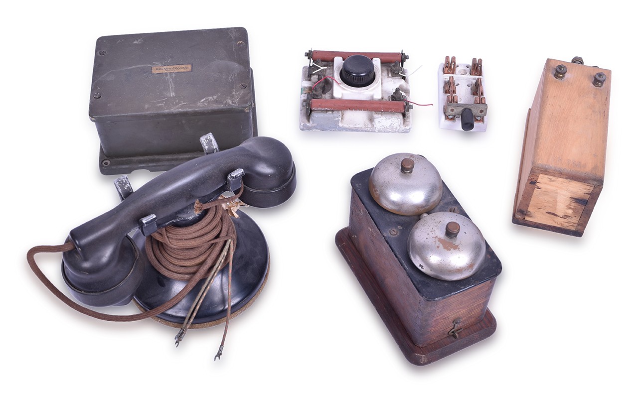 358 - Group of Telegraph and Telephone Equipment - Western Electric, Stromberger Carlson, etc. thumbnail