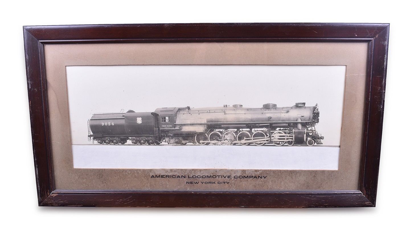 365 - American Locomotive Company / Alco Union Pacific 4-12-2 # 9054 Framed Builders Photograph thumbnail