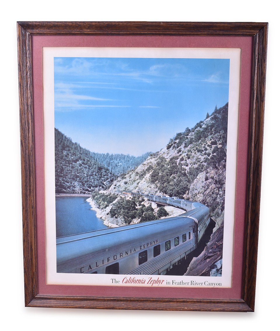 385 - Western Pacific Railroad California Zephyr Advertising Poster thumbnail