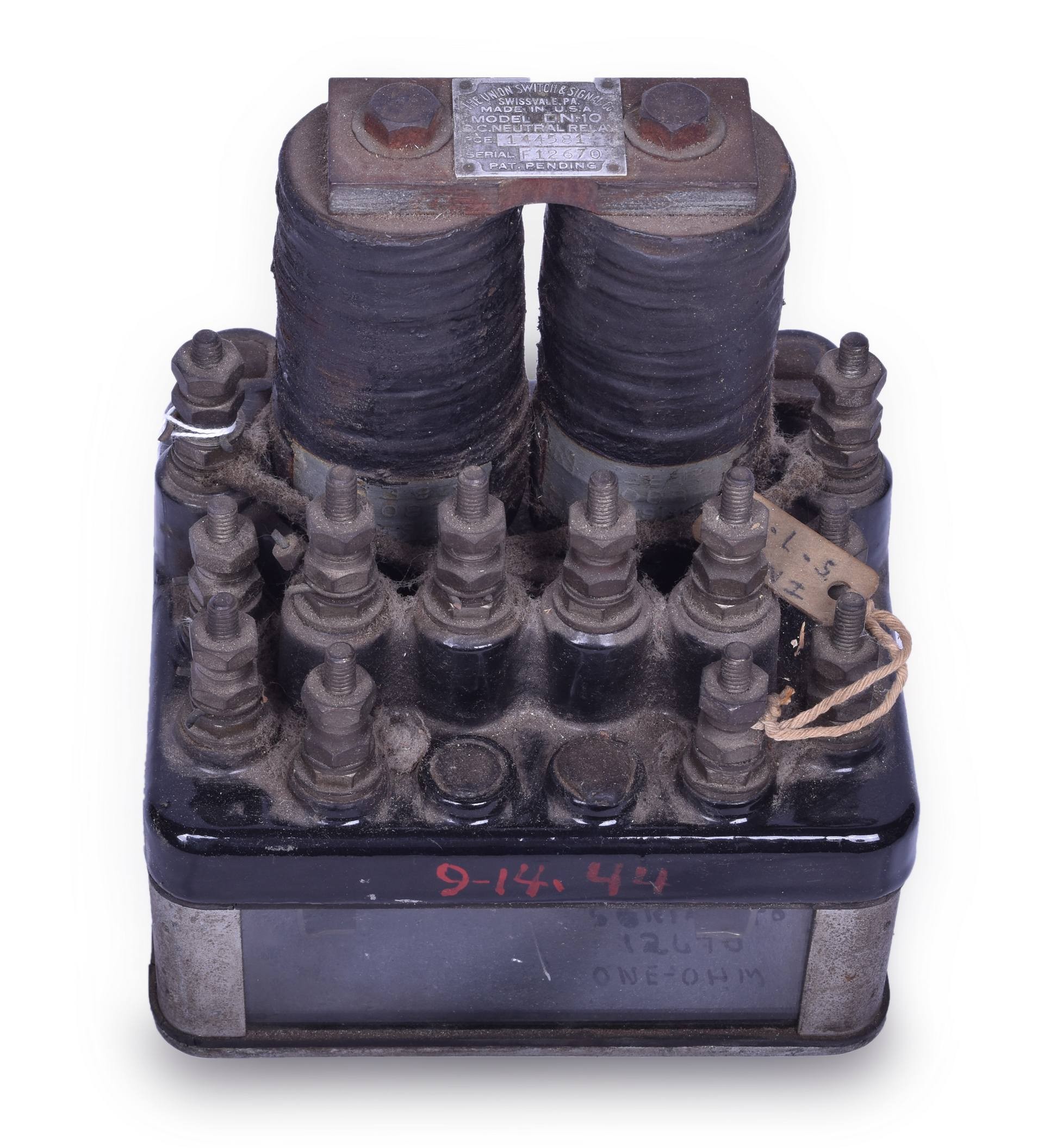 413 - Union Switch and Signal DN-10 Neutral Relay thumbnail