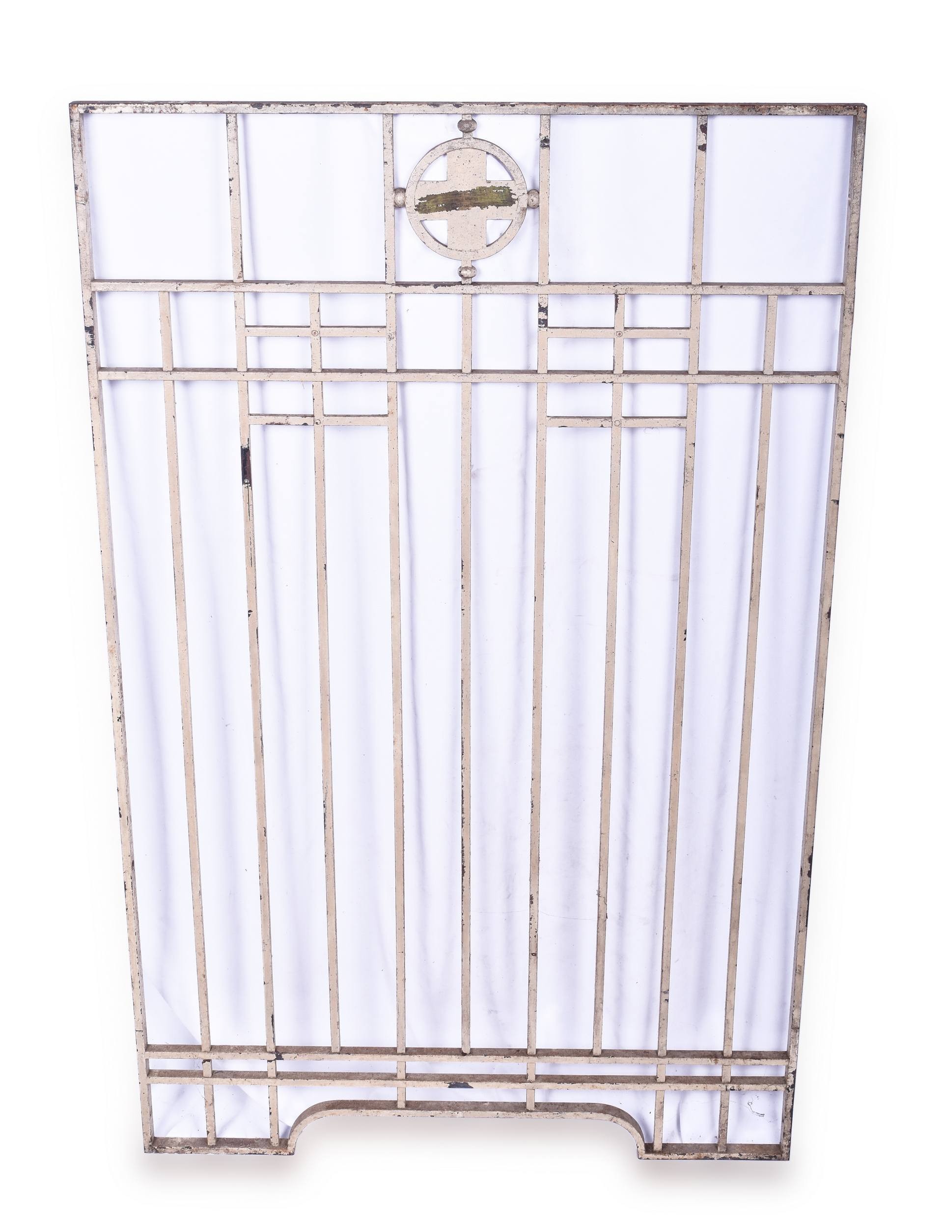 441 - Santa Fe Railroad Iron Ticket Window Grate thumbnail