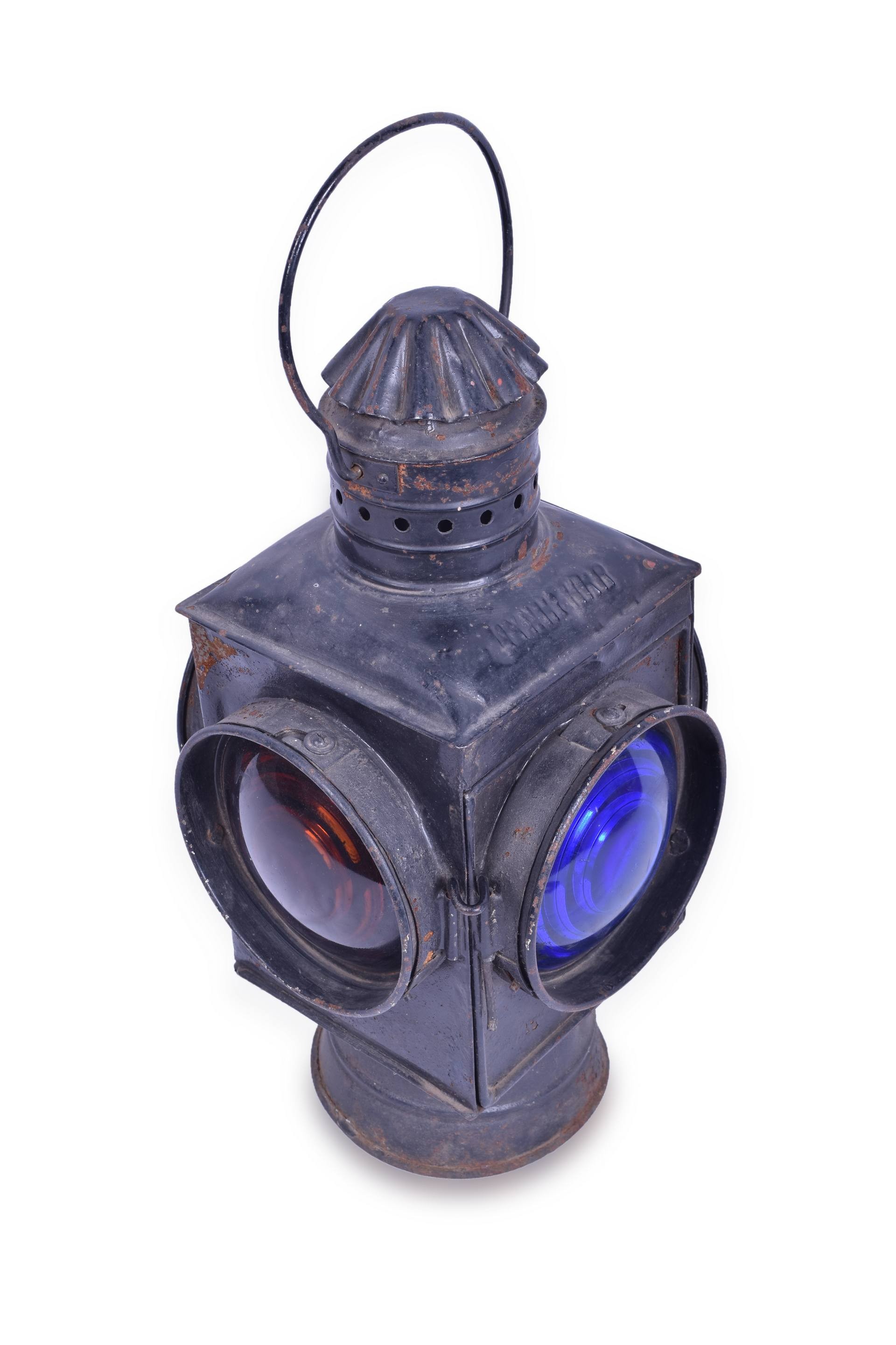 457 - Peter Gray and Sons New Haven Railroad Switch Lamp thumbnail