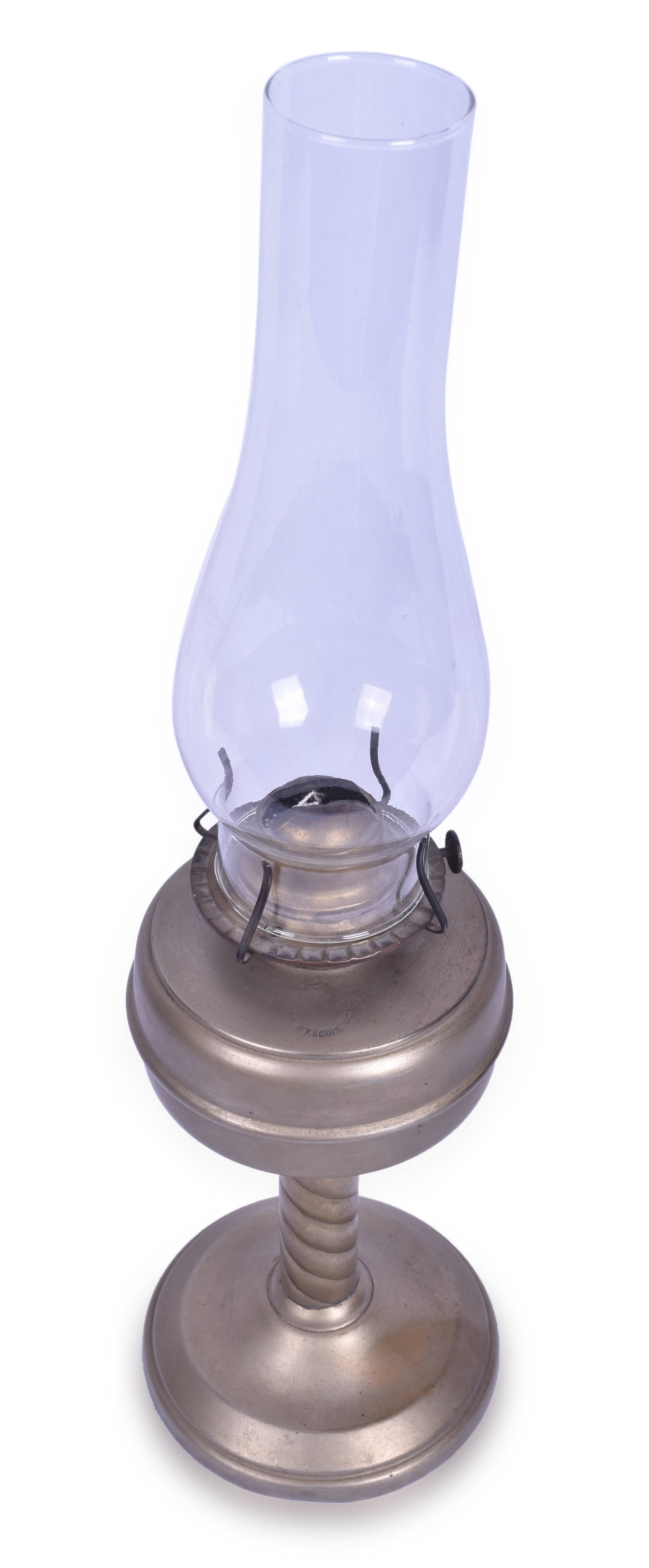 459 - Handlan Buck Brass / Cast Iron Table Lamp thumbnail