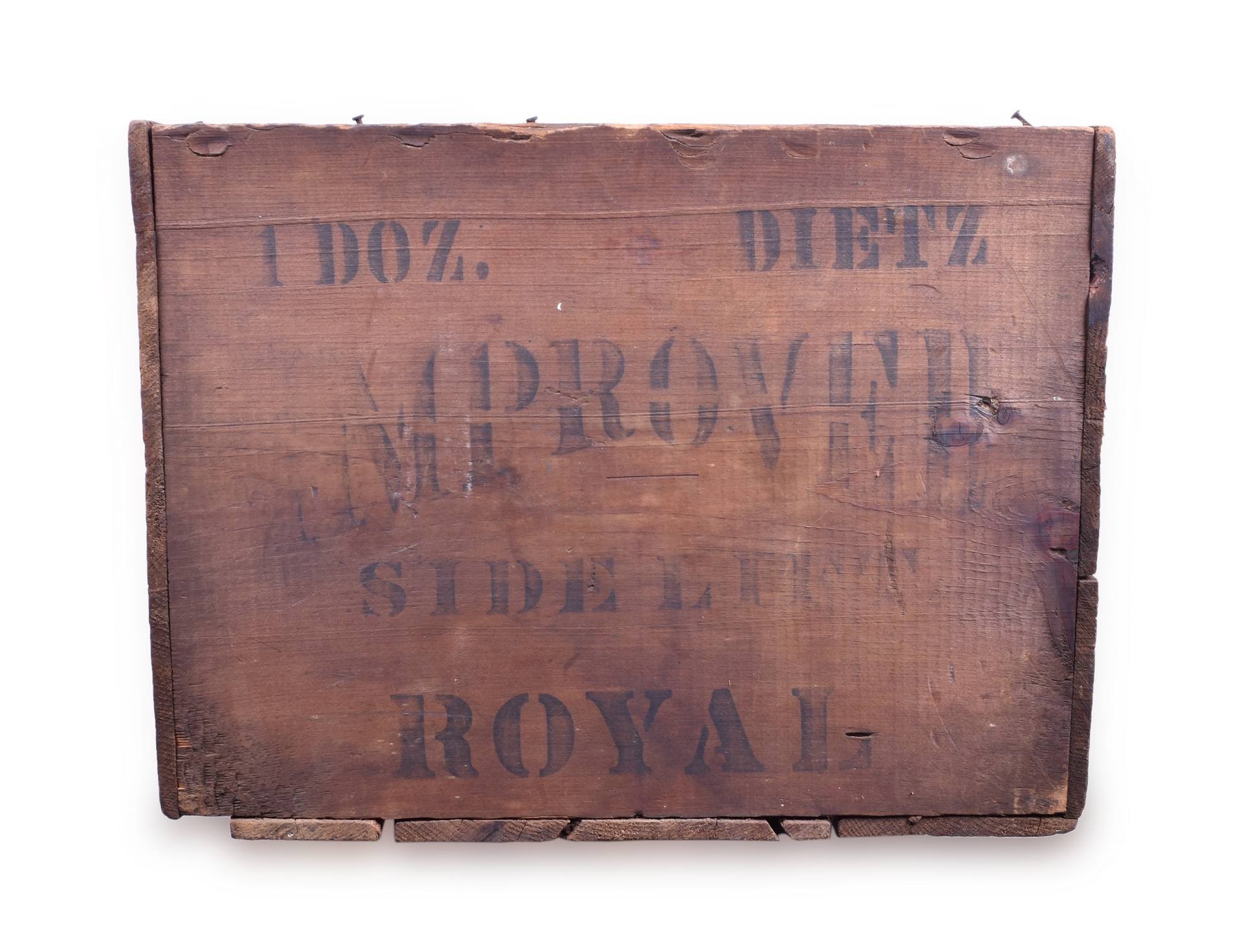 477 - Dietz Royal Lantern Wooden Shipping Crate thumbnail