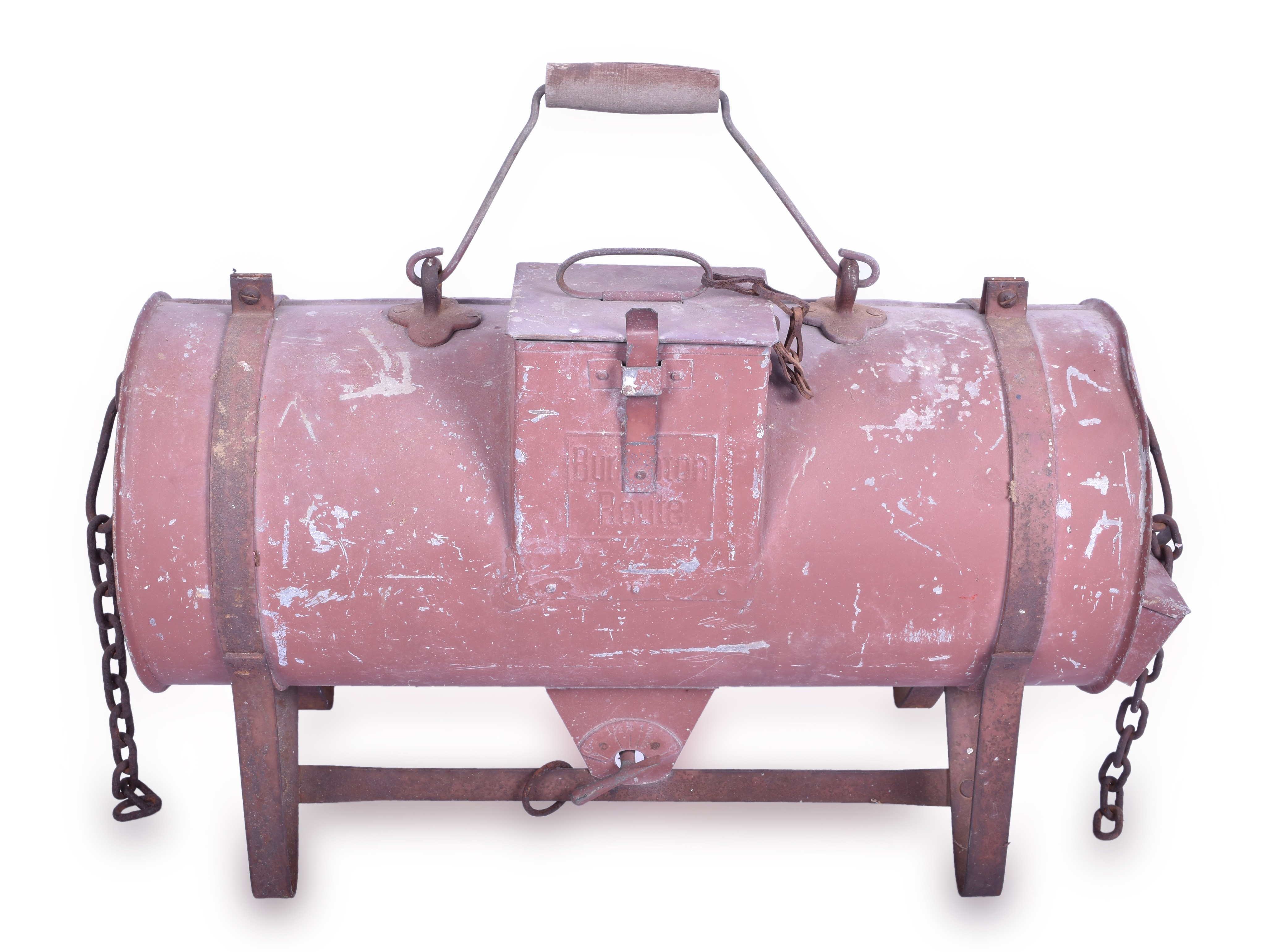 484 - Burlington / CB&Q Railroad Cook Hot Box / Journal Cooler thumbnail