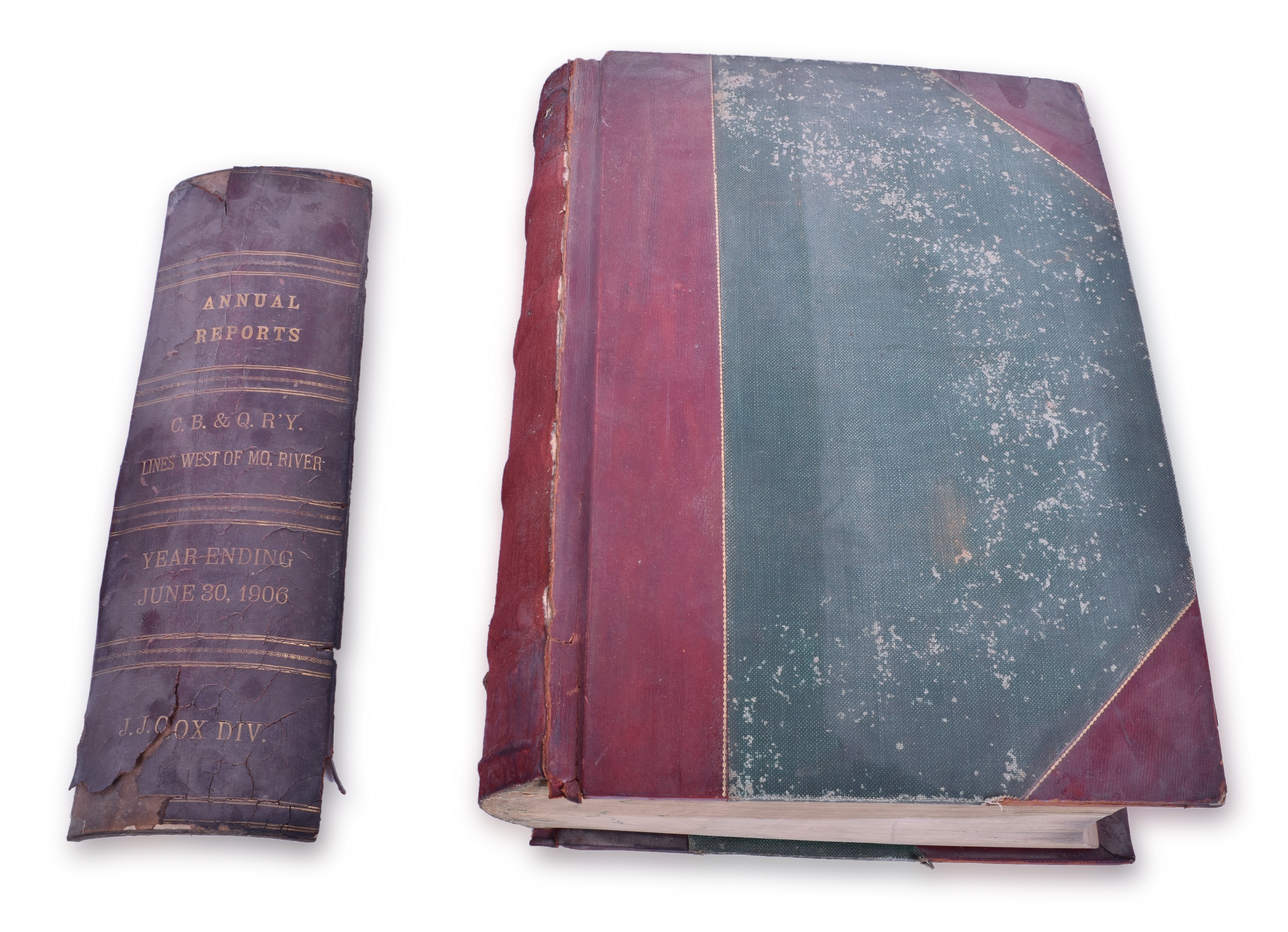 494 - CB&Q / Burlington 1906 Bound Annual Report thumbnail