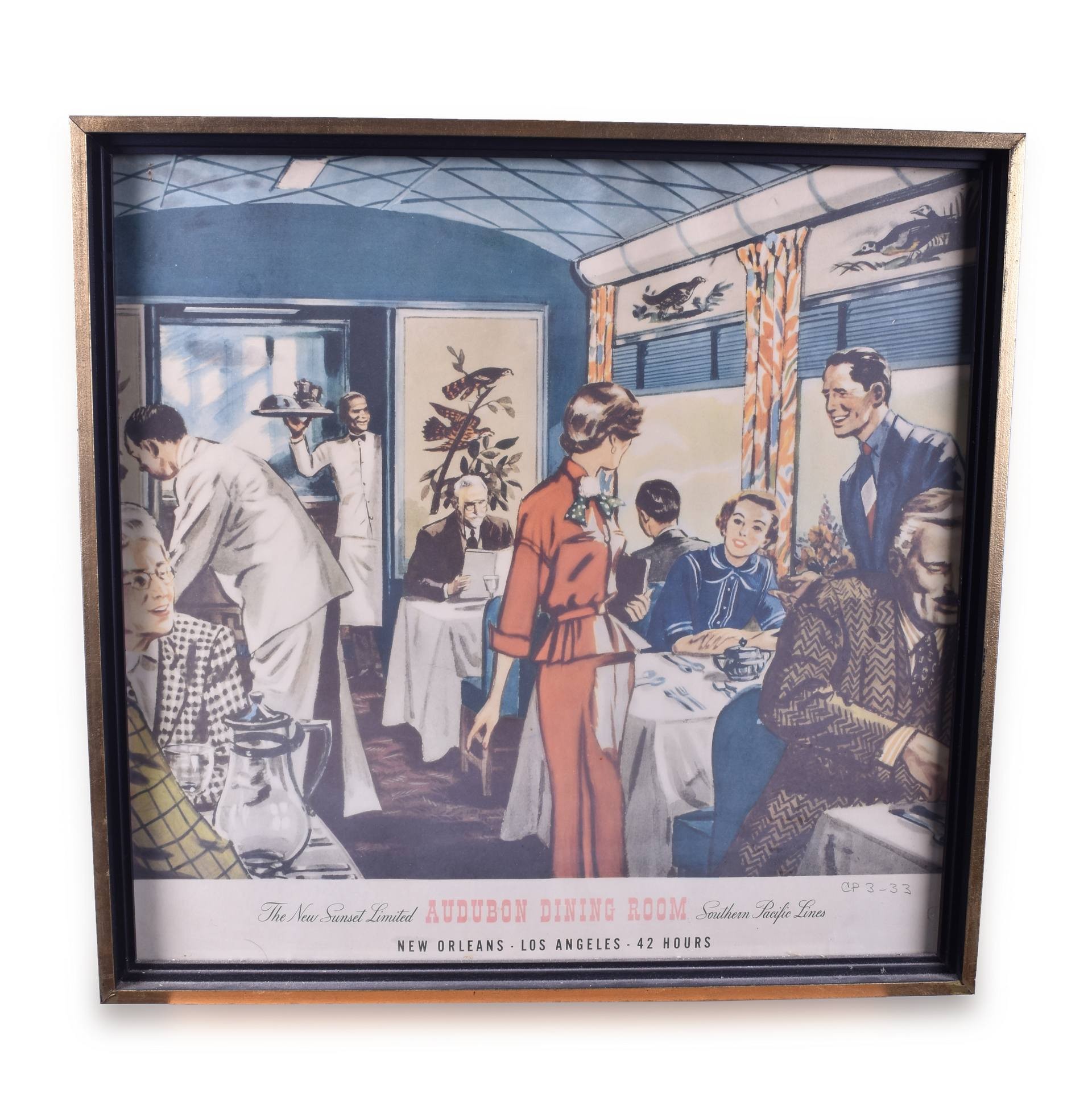 504 - Southern Pacific Railroad The New Sunset Limited Advertising Poster thumbnail