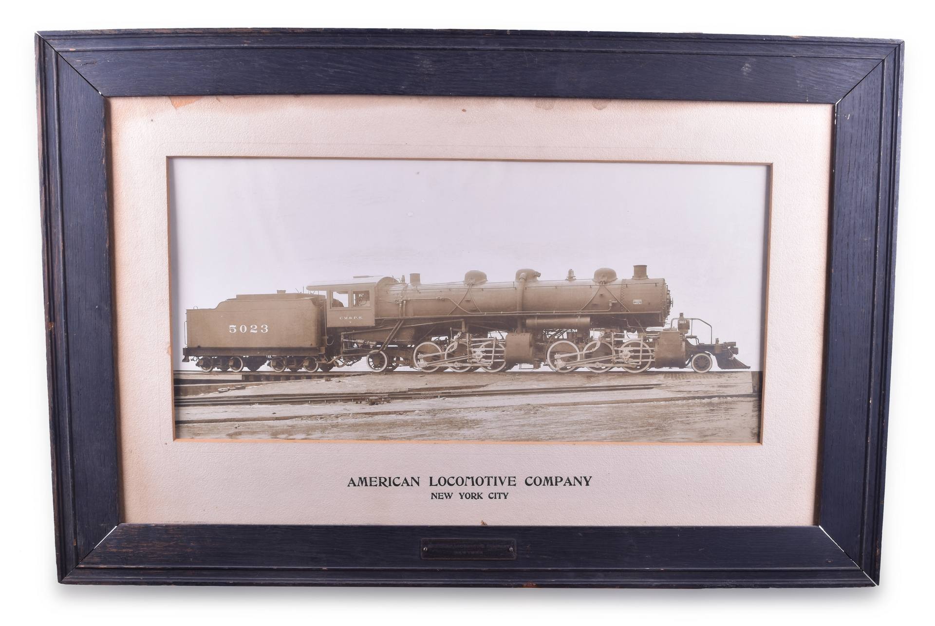 512 - American Locomotive Company / Alco C.M. & P.S. 2-6-6-2 # 5023 Framed Builders Photograph thumbnail