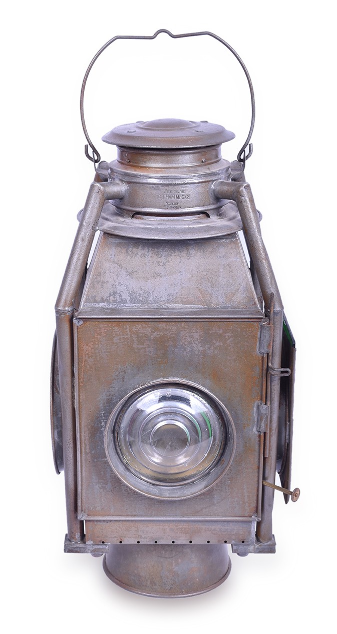 529 - C.T. Ham Sheet Iron Railroad Lamp thumbnail