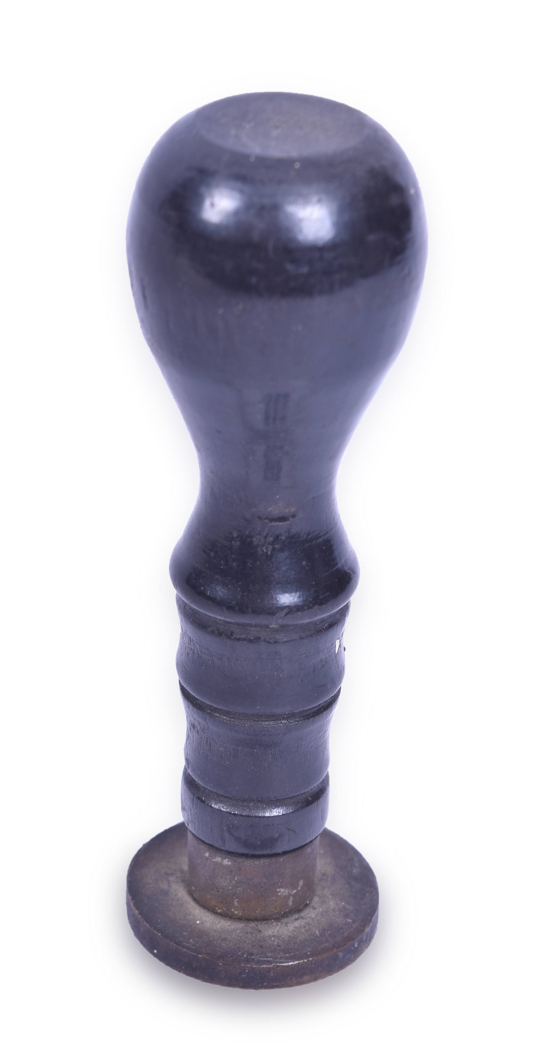 558 - Round Railway Express Agency Chapman, Nebraska Wax Sealer thumbnail