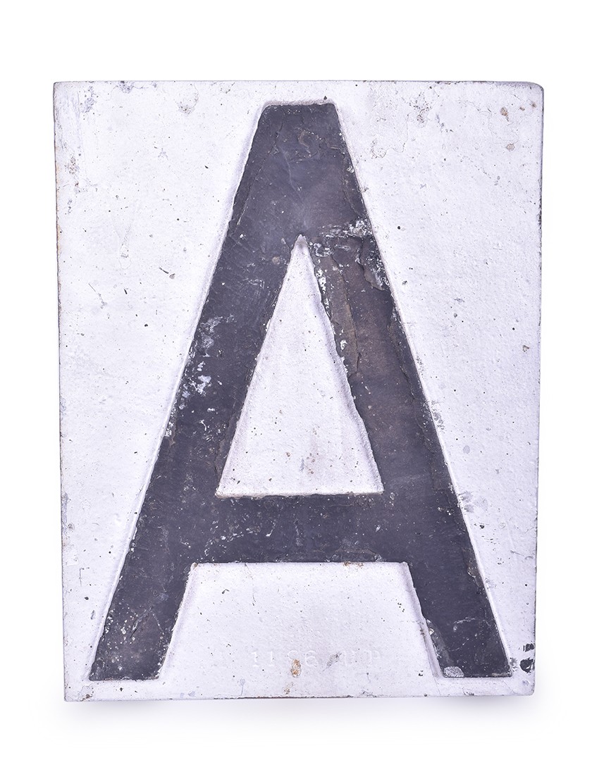 571 - Cast Iron Absolute Signal Indicator Plate thumbnail