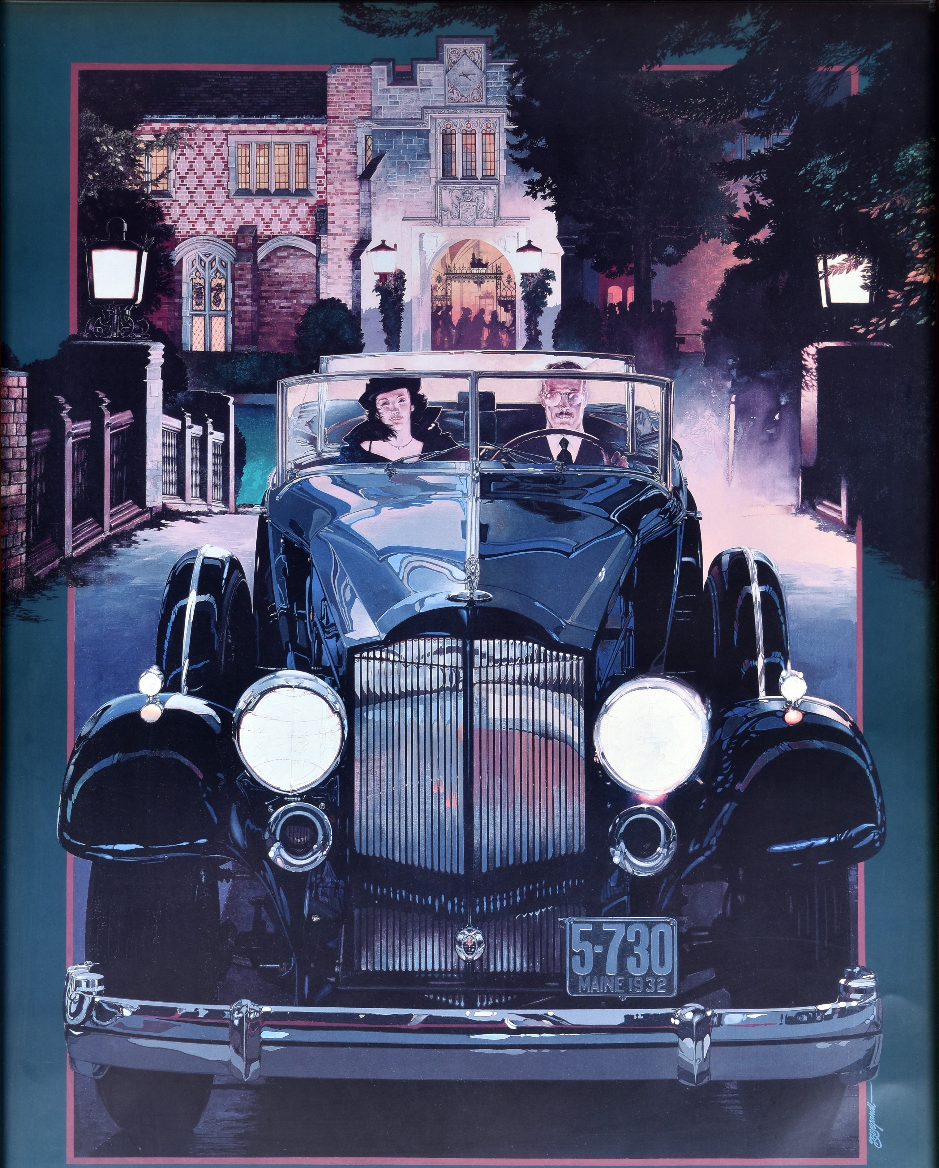 1 - 1993 Concours d'Elegance Poster - Signed w/ low number thumbnail