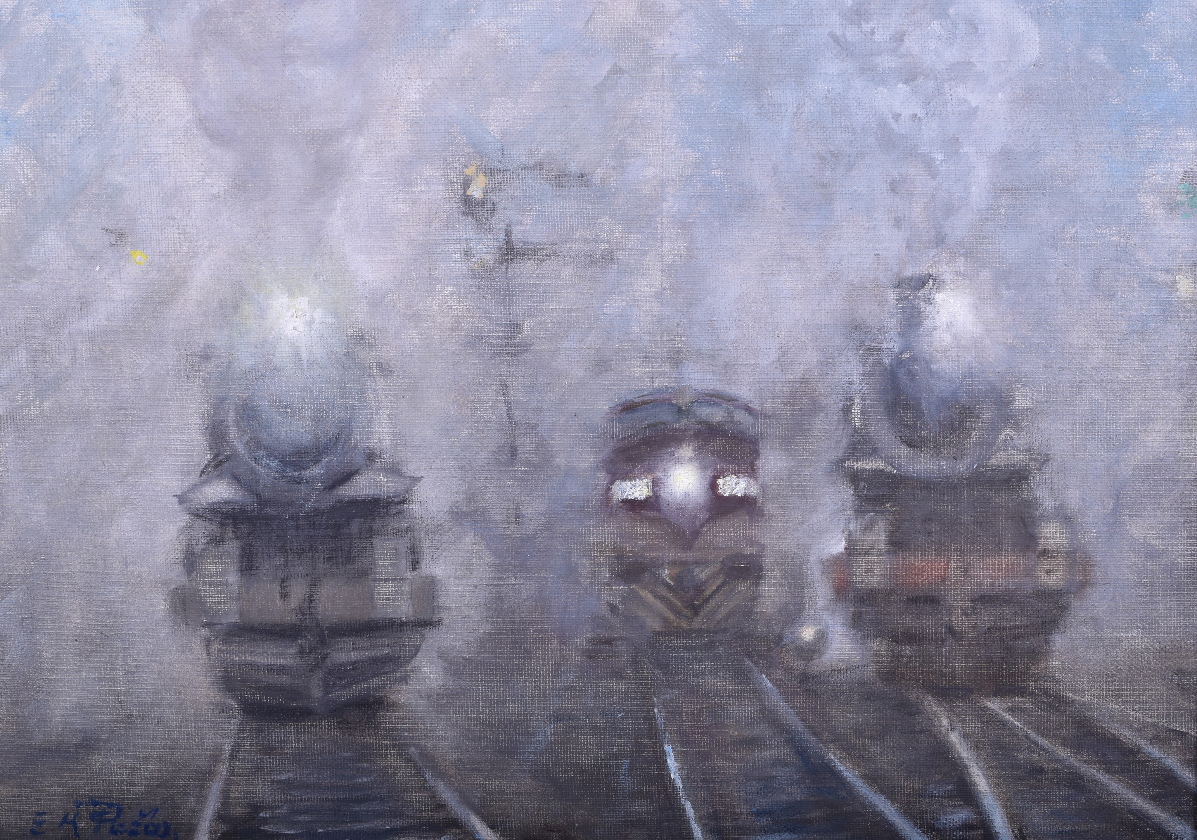 26 - Trains in Fog thumbnail
