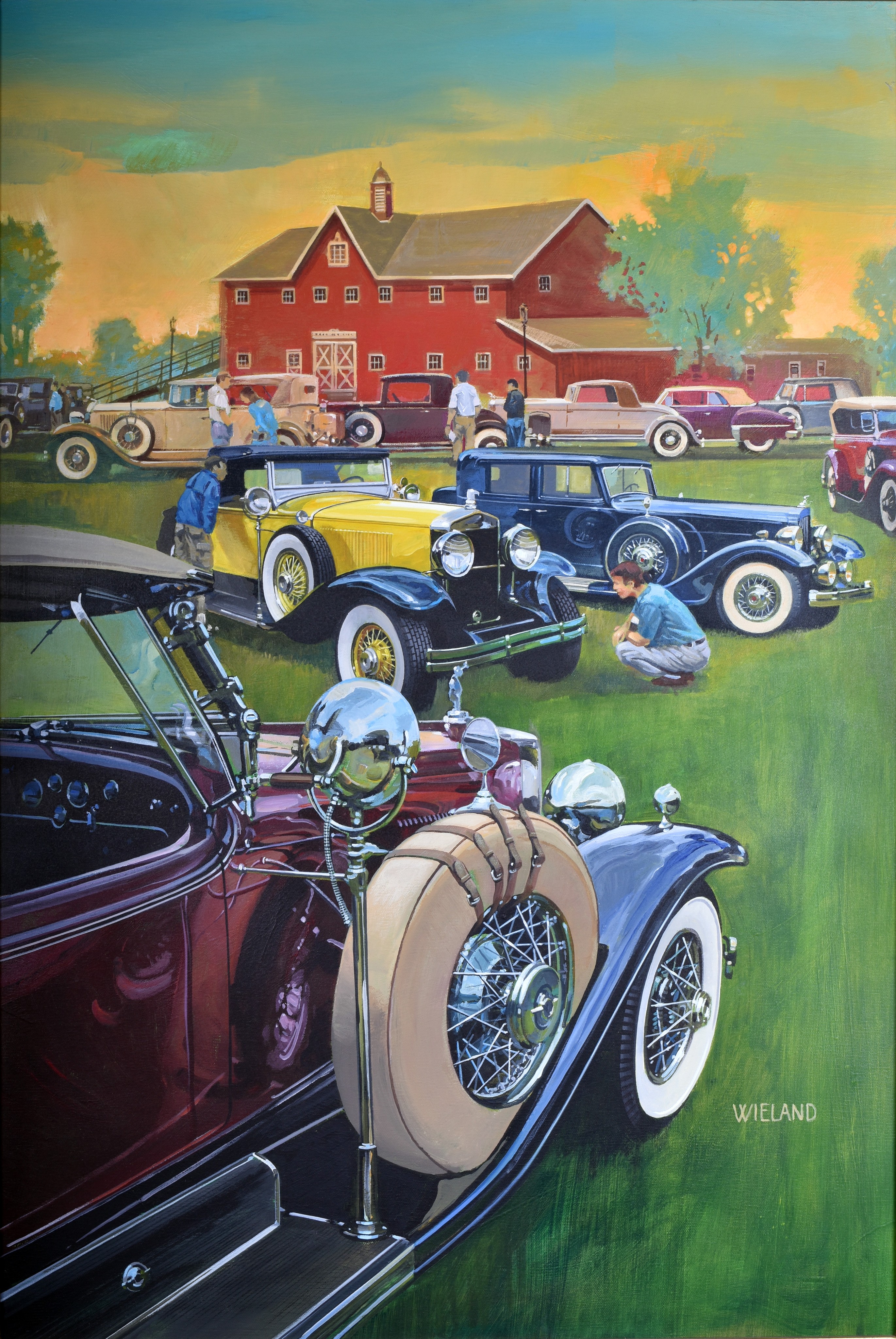 42 - Packard Gilmore Show Field - Original Painting thumbnail