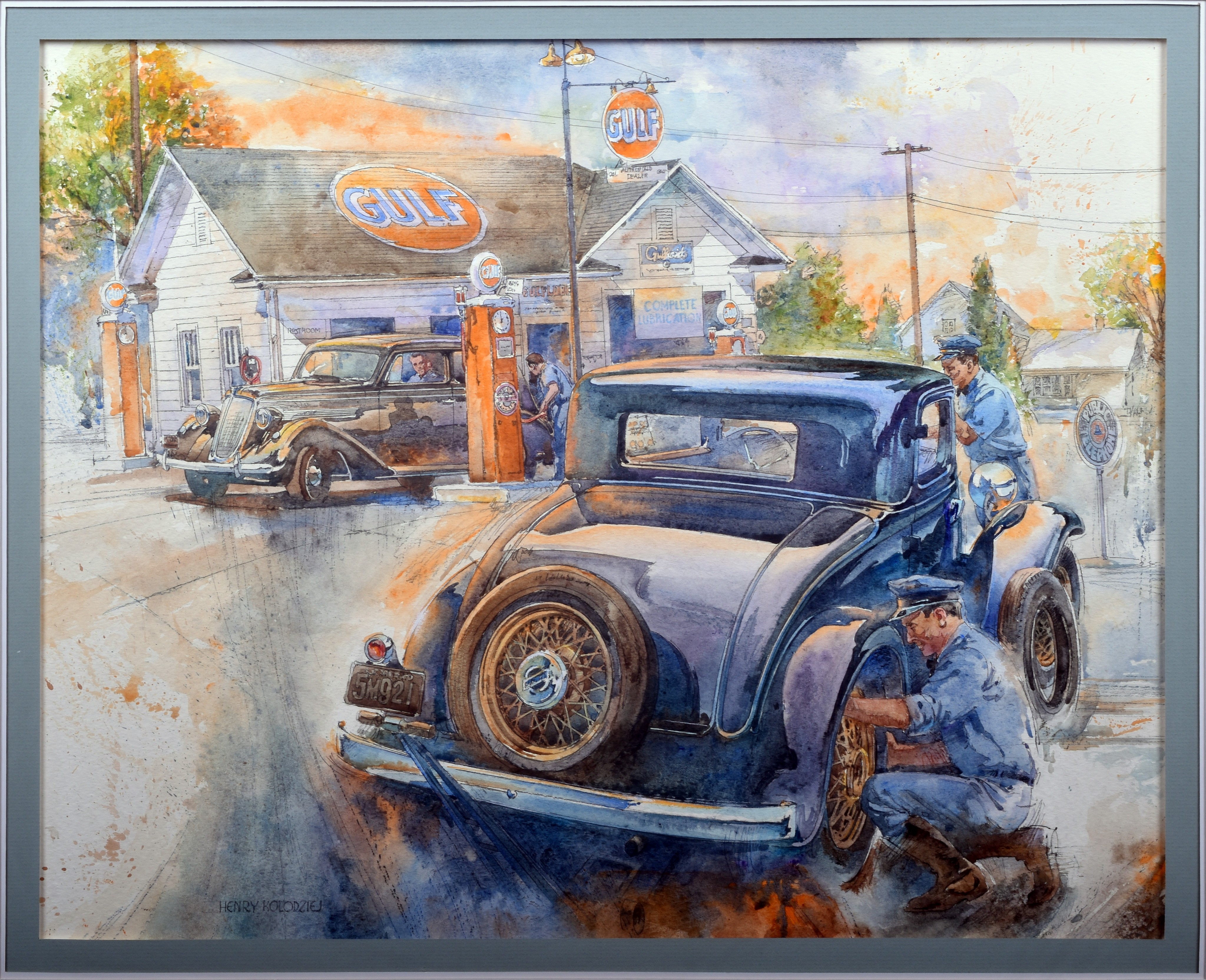 47 - Gulf Station 1930s thumbnail