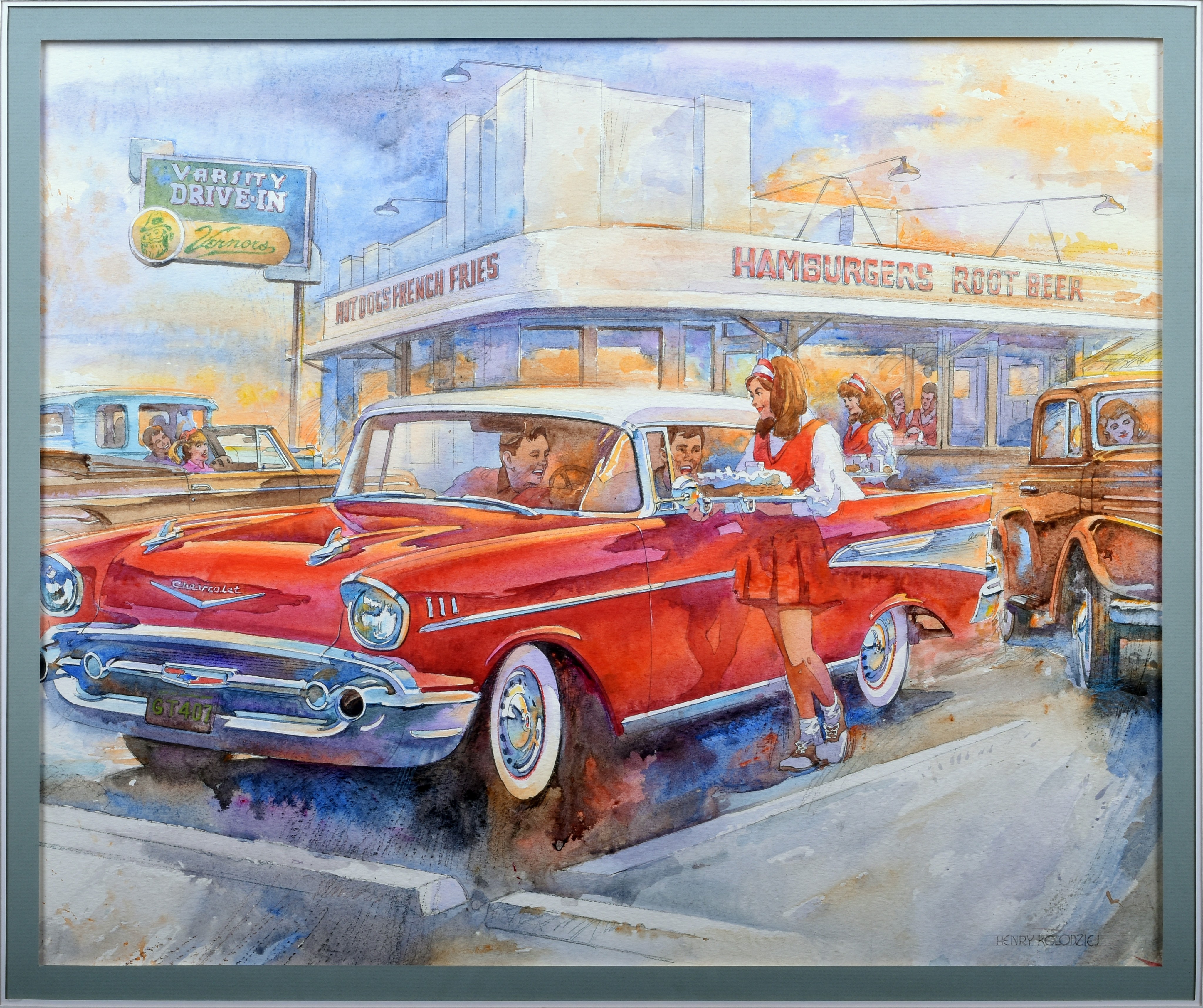65 - Drive-In 1950's - Featuring a Chevrolet Bel Air thumbnail