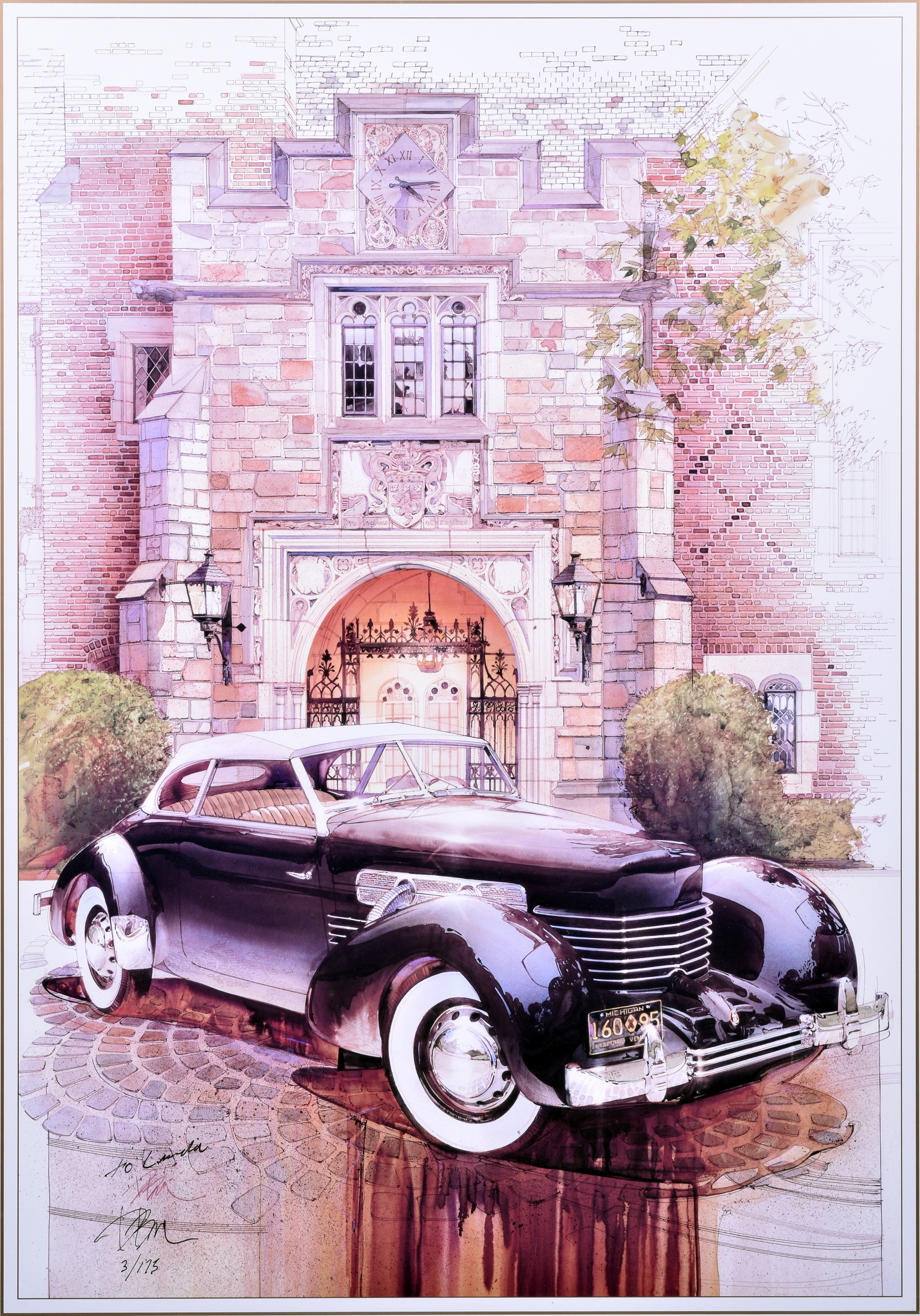 89 - 1991 Concours d'Elegance Meadowbrook Hall Poster thumbnail