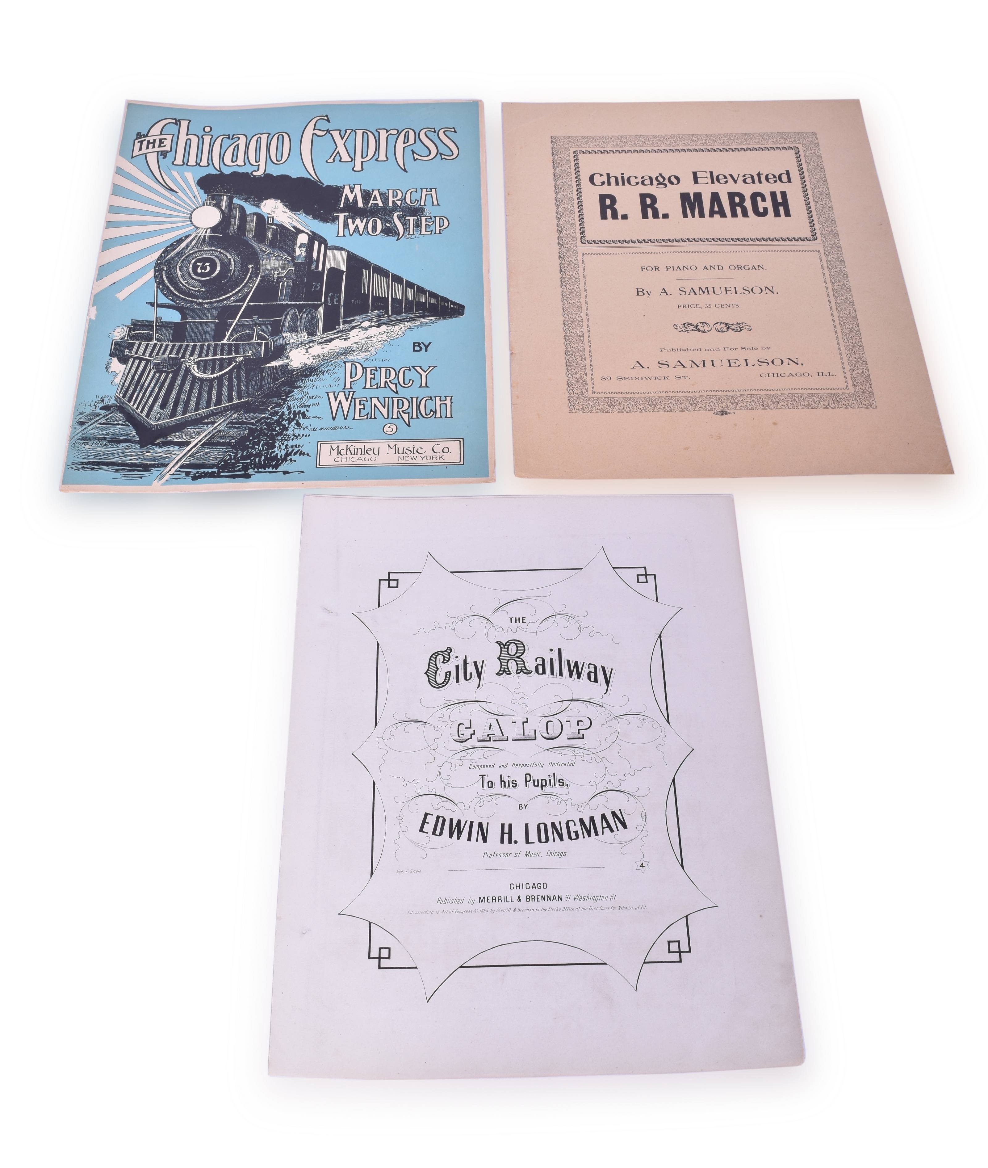 4009 - Three Pieces of Chicago Railroading Sheet Music thumbnail