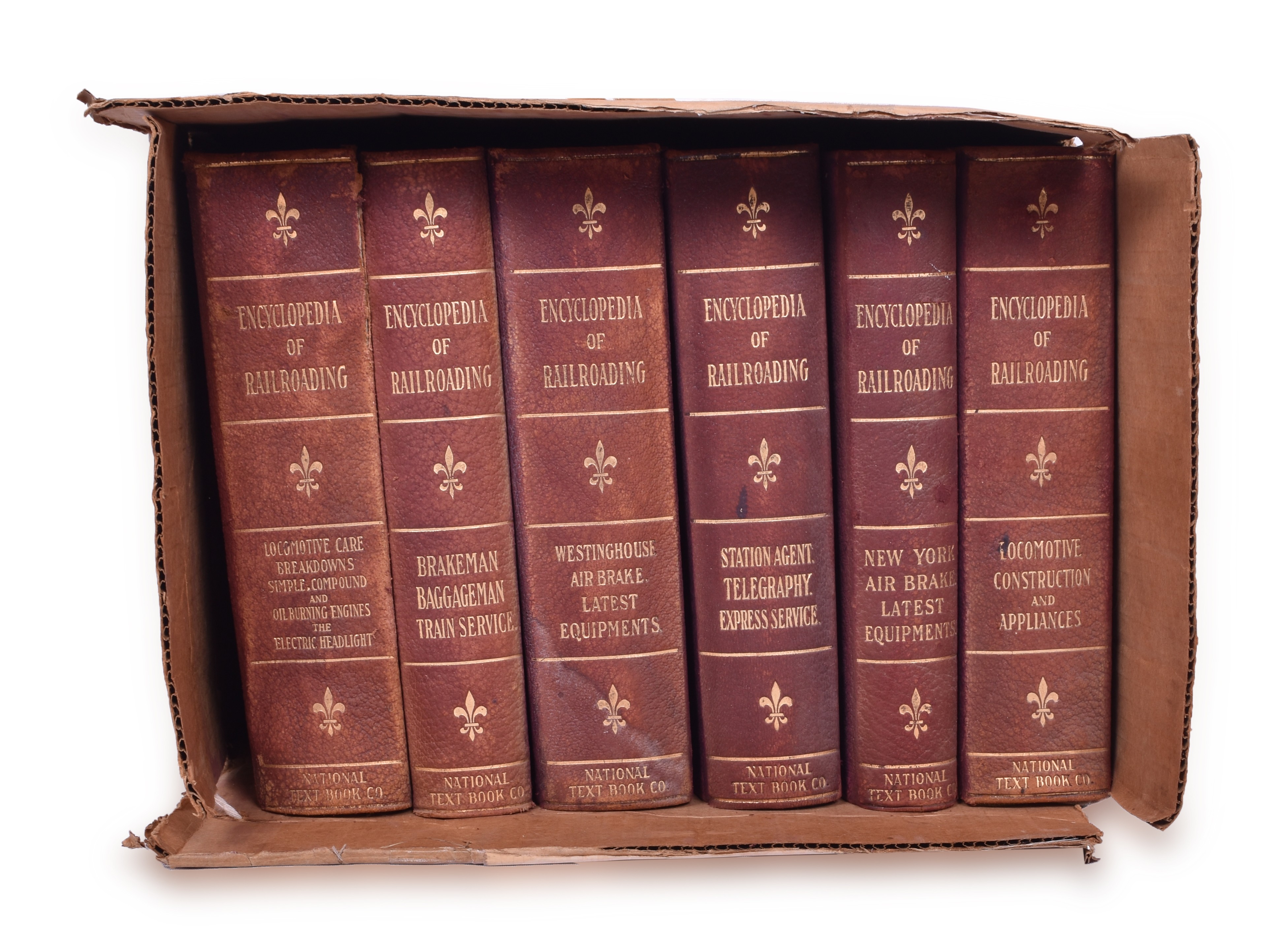 4022 - The Encyclopedia of Railroading - Seven Volume Set - Copyright 1910 thumbnail