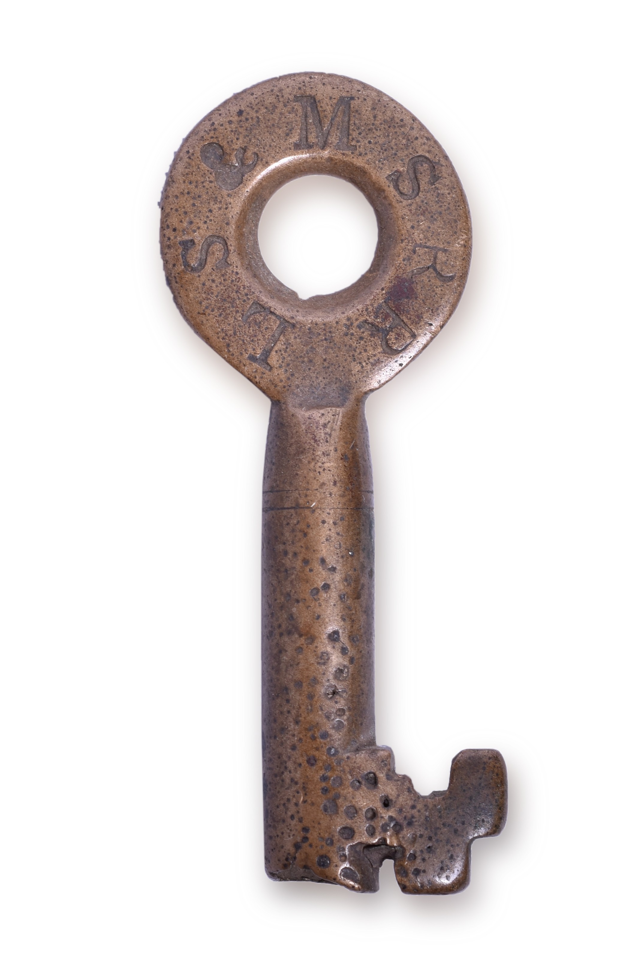4034 - Lake Shore & Michigan Southern Railroad Brass Switch Key thumbnail