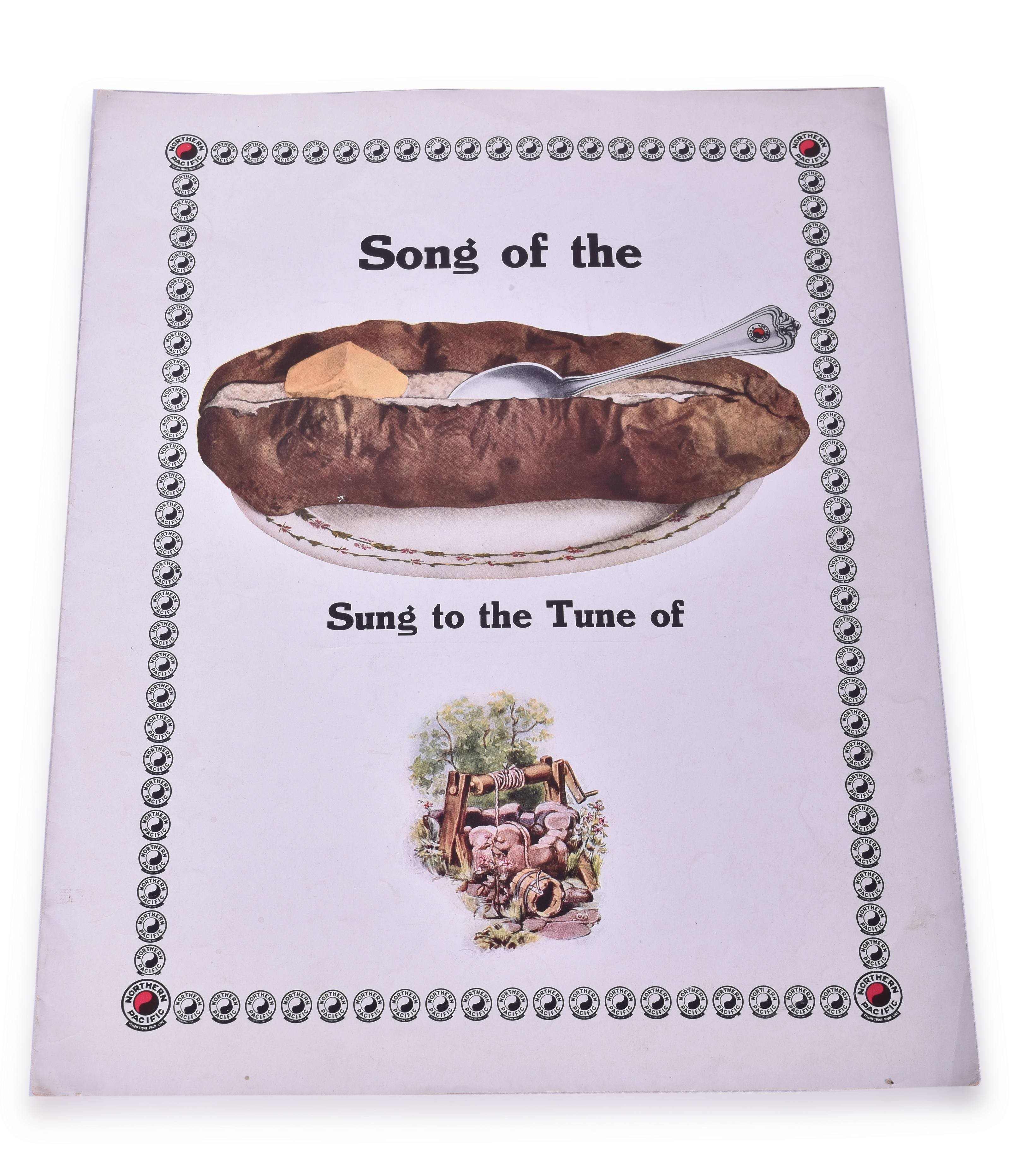 4035 - Northern Pacific Railroad - Song of the Great Big Baked Potato - Sheet Music thumbnail