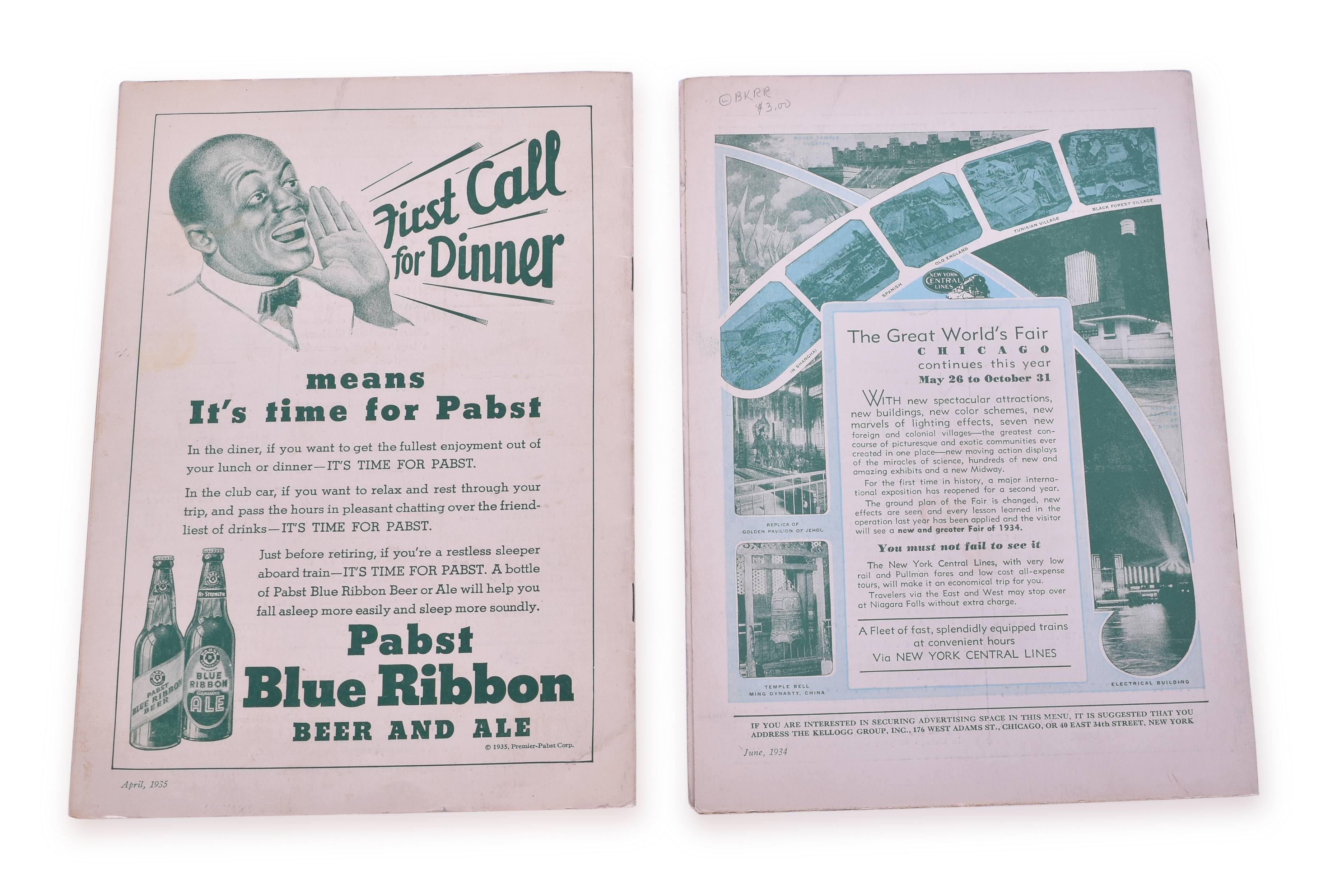 4063 - New York Central Lines - The Water Level Route - 1934 and 1935 - Babe Ruth Advertisement thumbnail