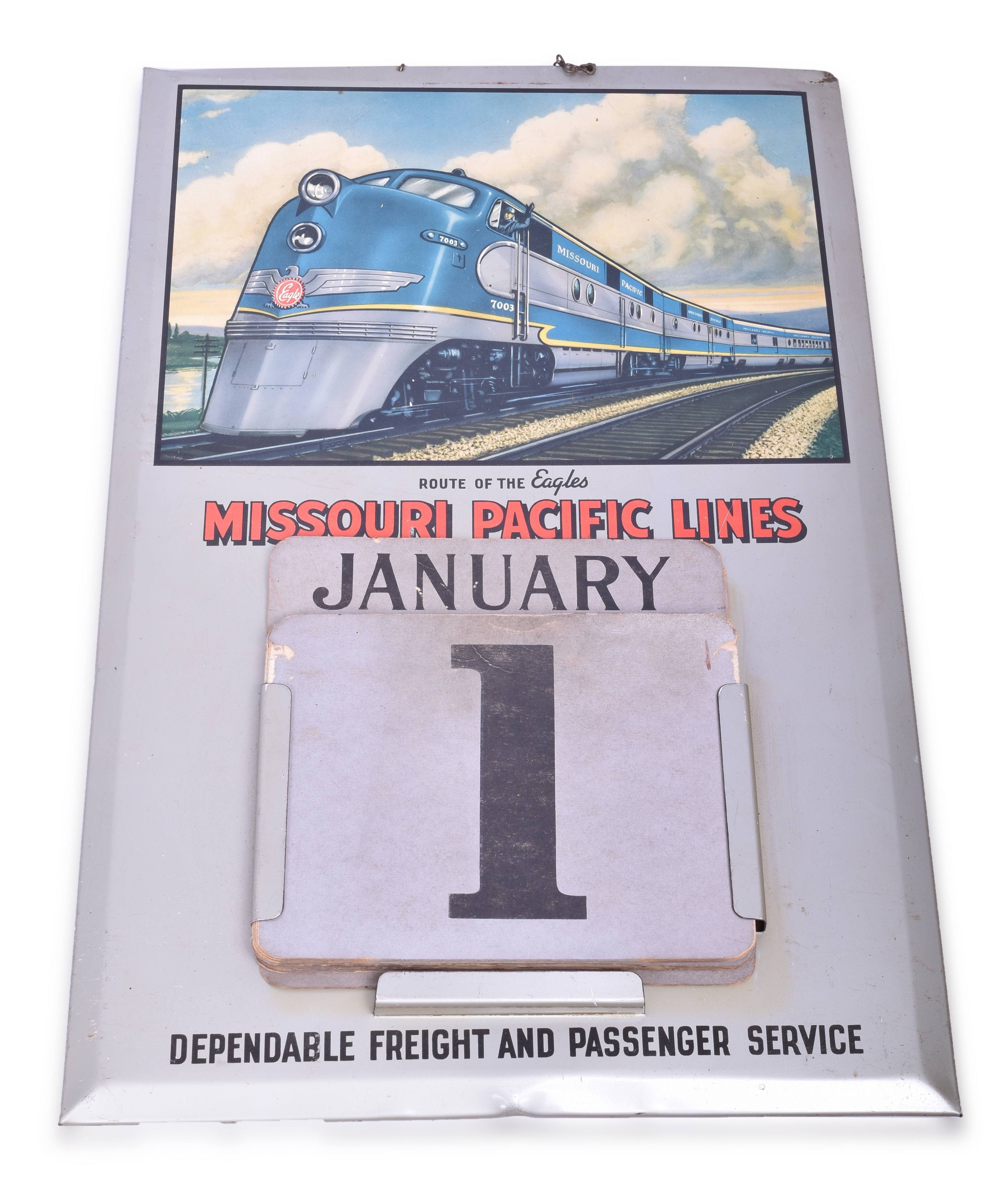 4104 - Missouri Pacific Railroad - Permanent Sign & Display Co. Calendar thumbnail