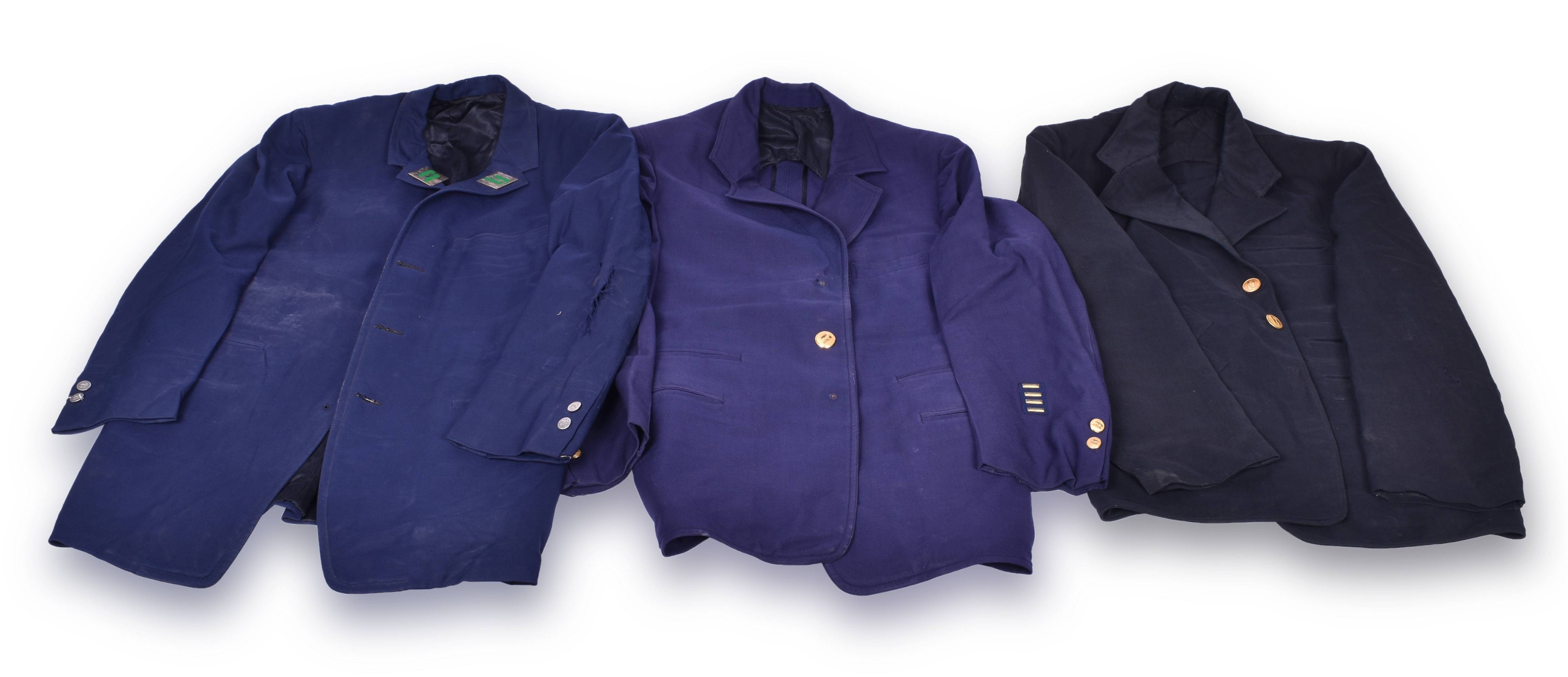 4130 - Group of Four Burlington Northern and Burlington Uniform Jackets thumbnail