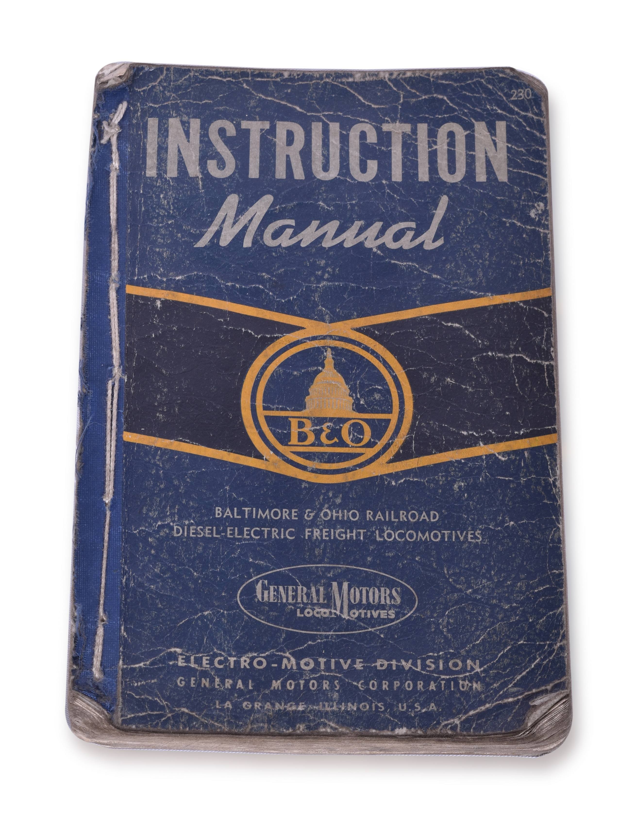 4158 - Baltimore and Ohio / General Motors - Electro-Motive Division 1942 FT Locomotive Manual thumbnail