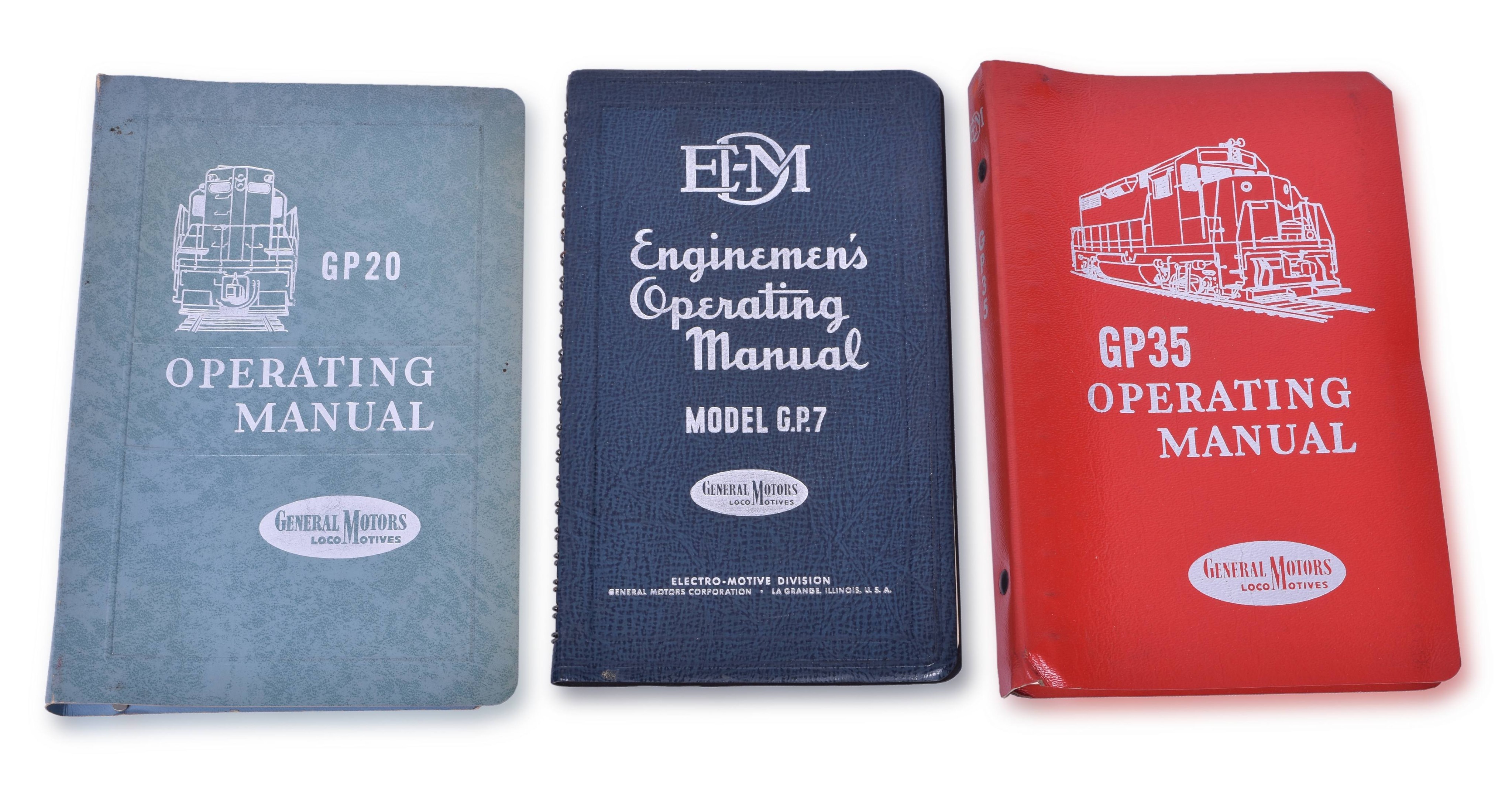 4160 - General Motors - Electro-Motive Division Locomotive Operating Manuals - GP35, GP20, GP-7 thumbnail