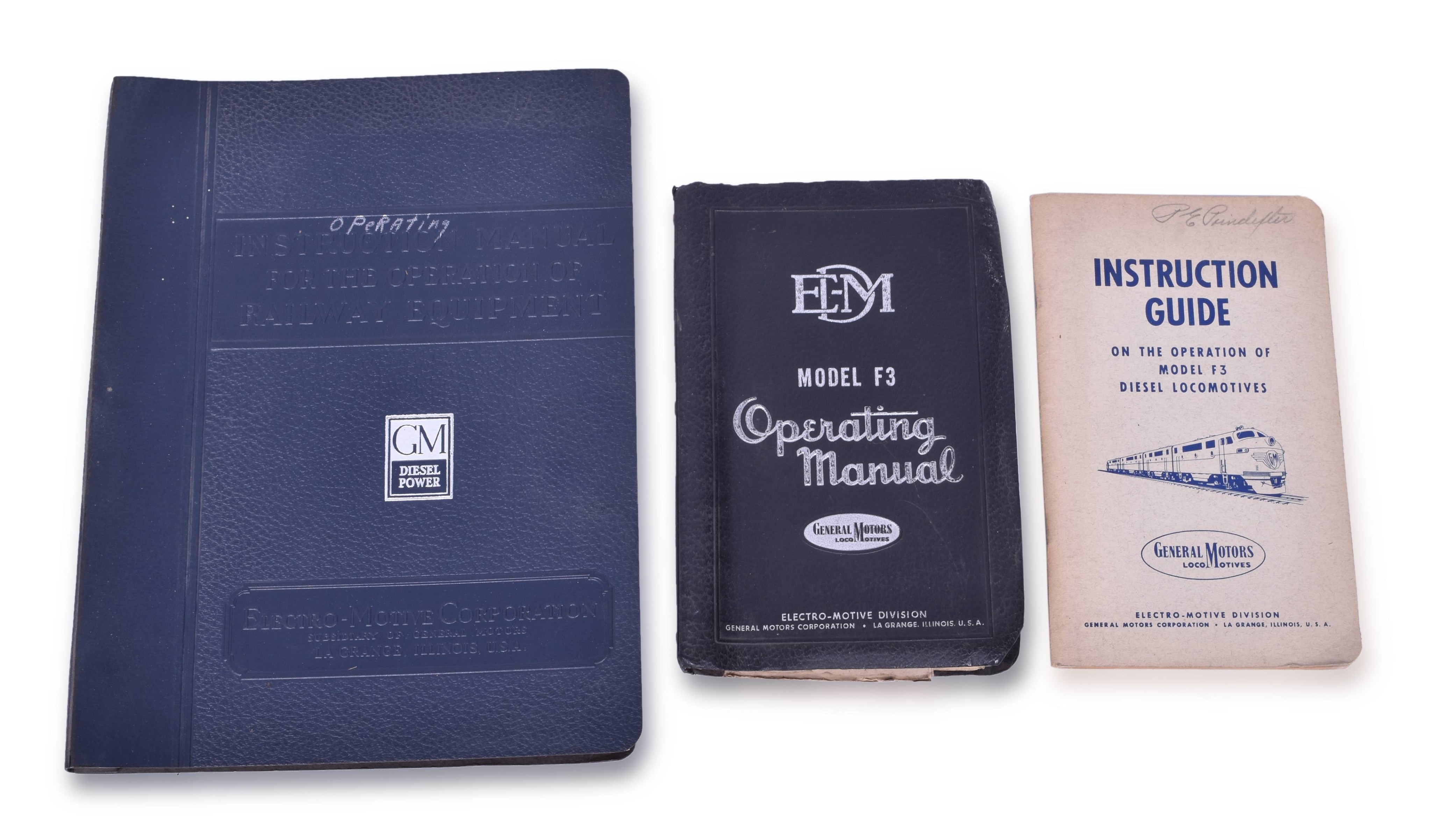 4162 - General Motors - Electro-Motive Division Locomotive Operating Manuals F3 and SW-1 thumbnail