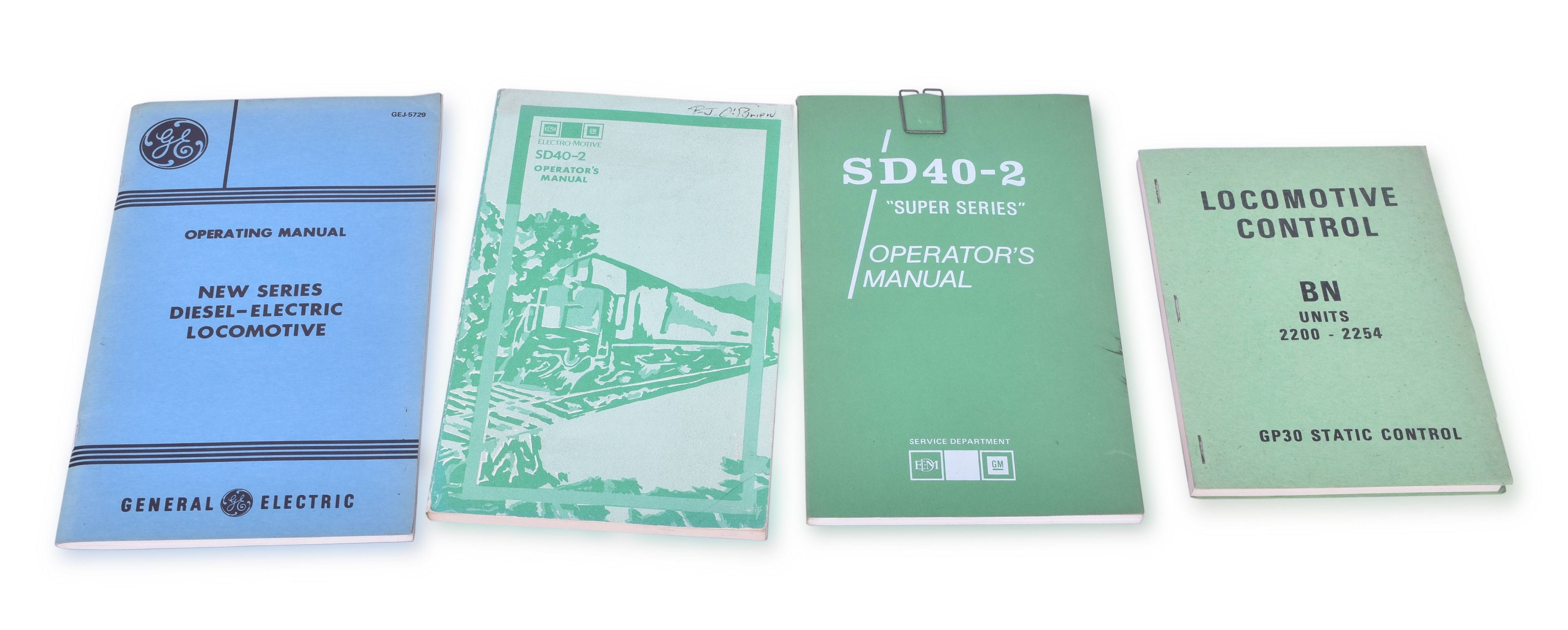 4164 - General Motors / General Electric Locomotive Operating Manuals - GP30, SD40-2, SD40-2 Super, B18-C36 thumbnail