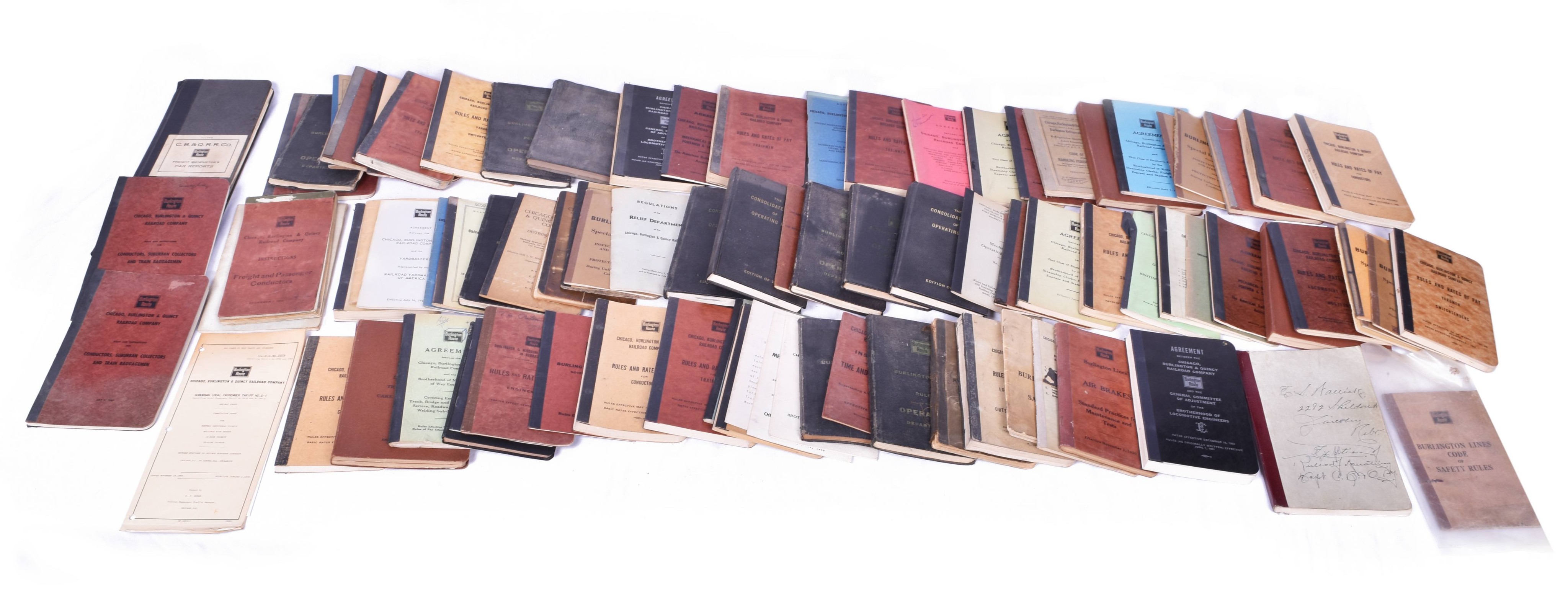 4166 - 95 CB&Q / Burlington Railroad Operation Manuals and More thumbnail