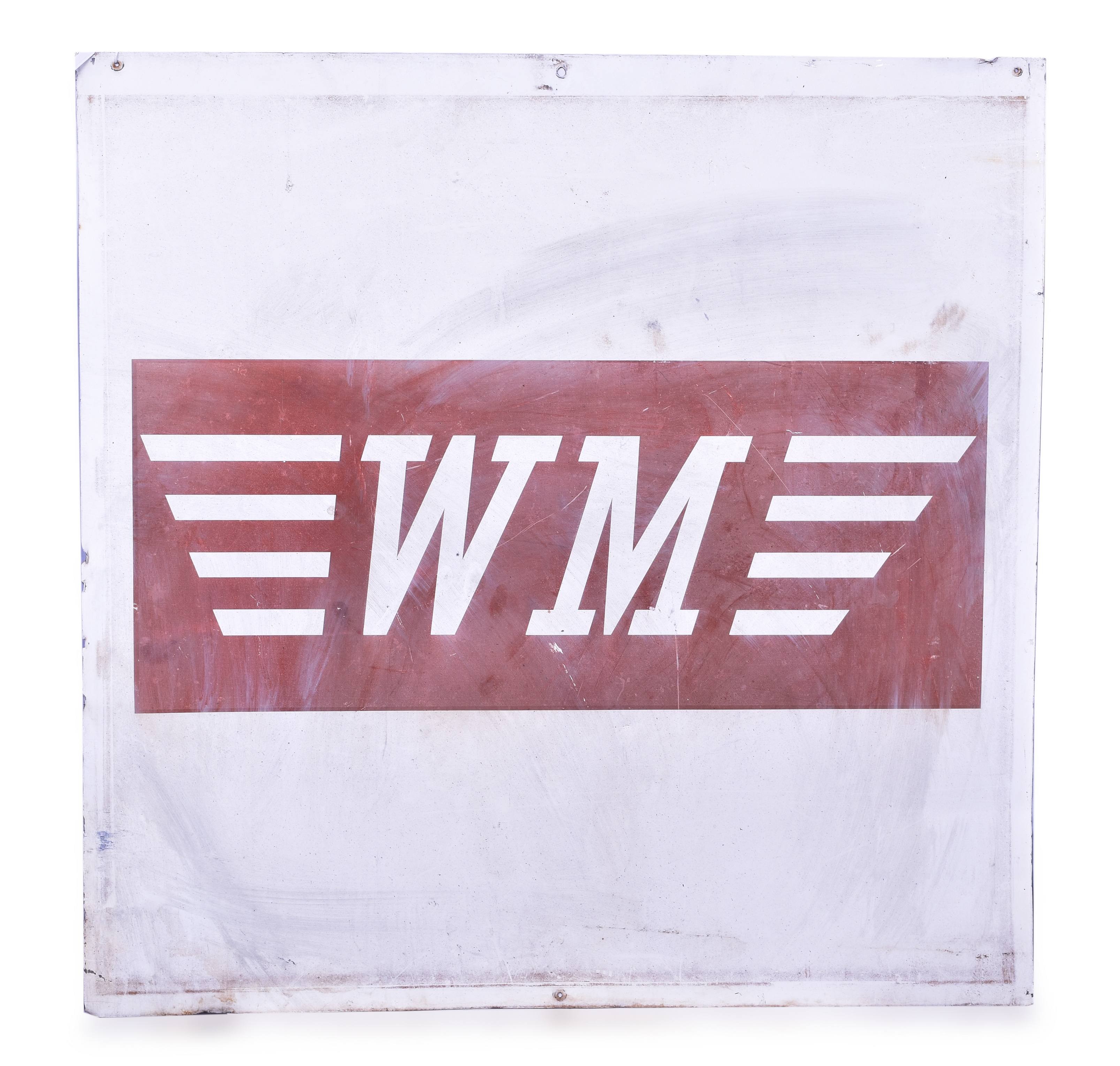 4182 - Western Maryland Railroad Painted Steel Sign thumbnail