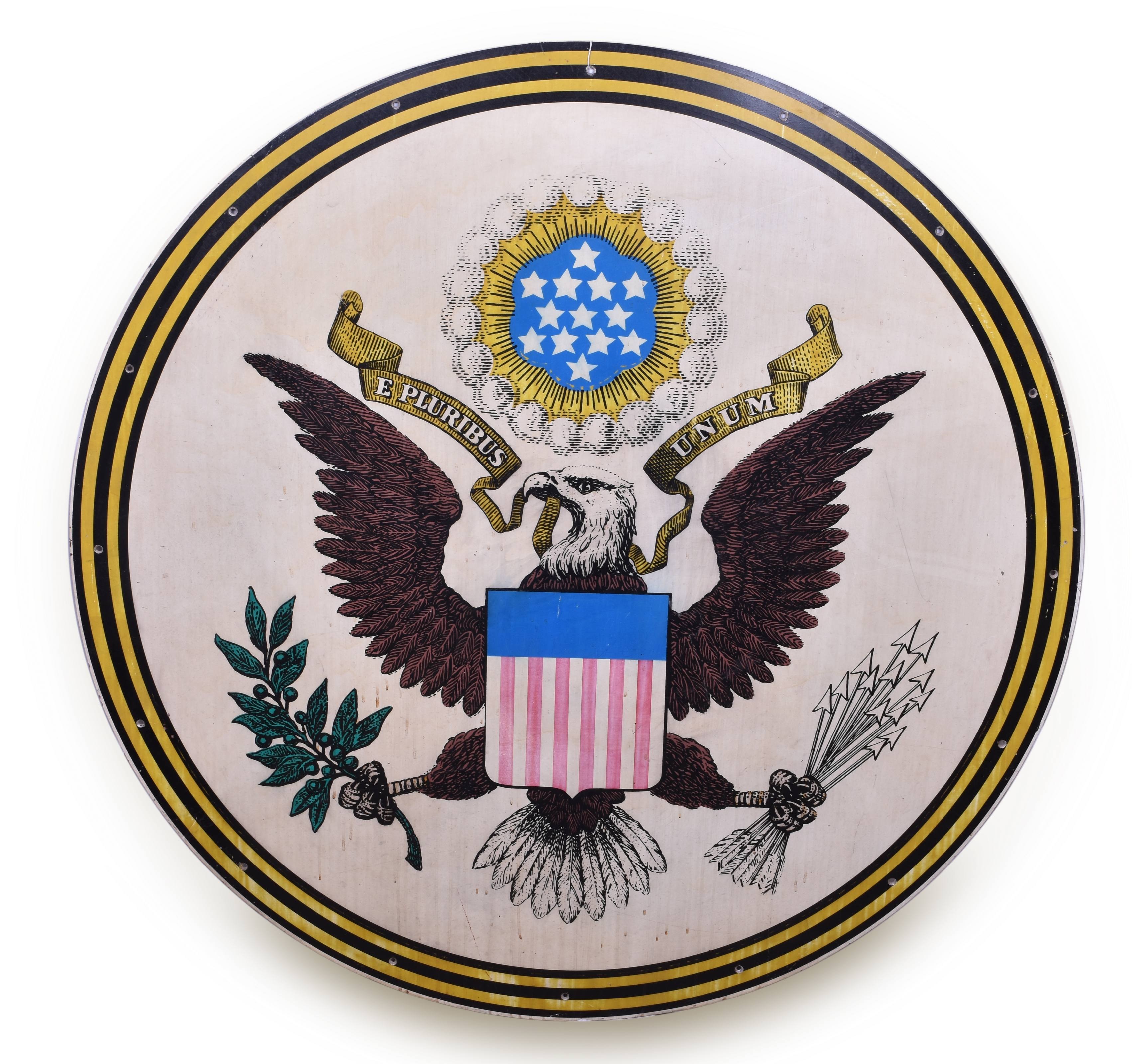 4194 - Incredible Great Seal of the United States from Santa Fe Bicentennial Locomotive #5703 thumbnail